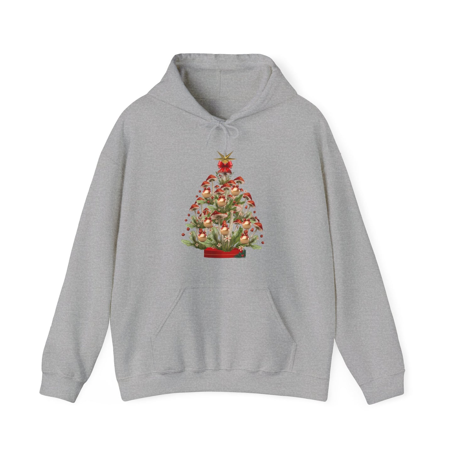"Merry Mushroom Tree" Unisex Heavy Blend™ Hooded Sweatshirt