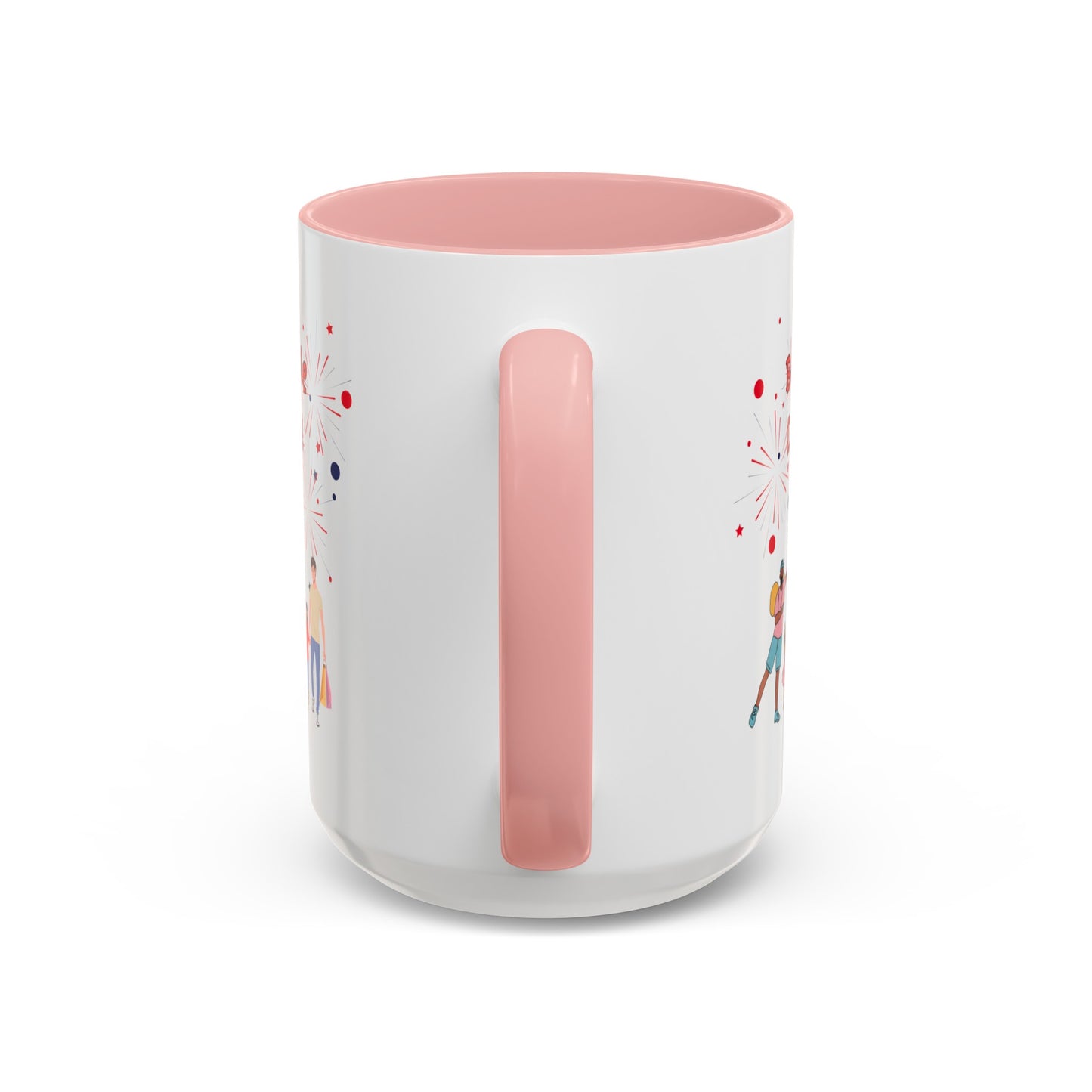 "Best Single Dad Ever",  Carnival Design, Accent Coffee Mug (11 oz, 15 oz)