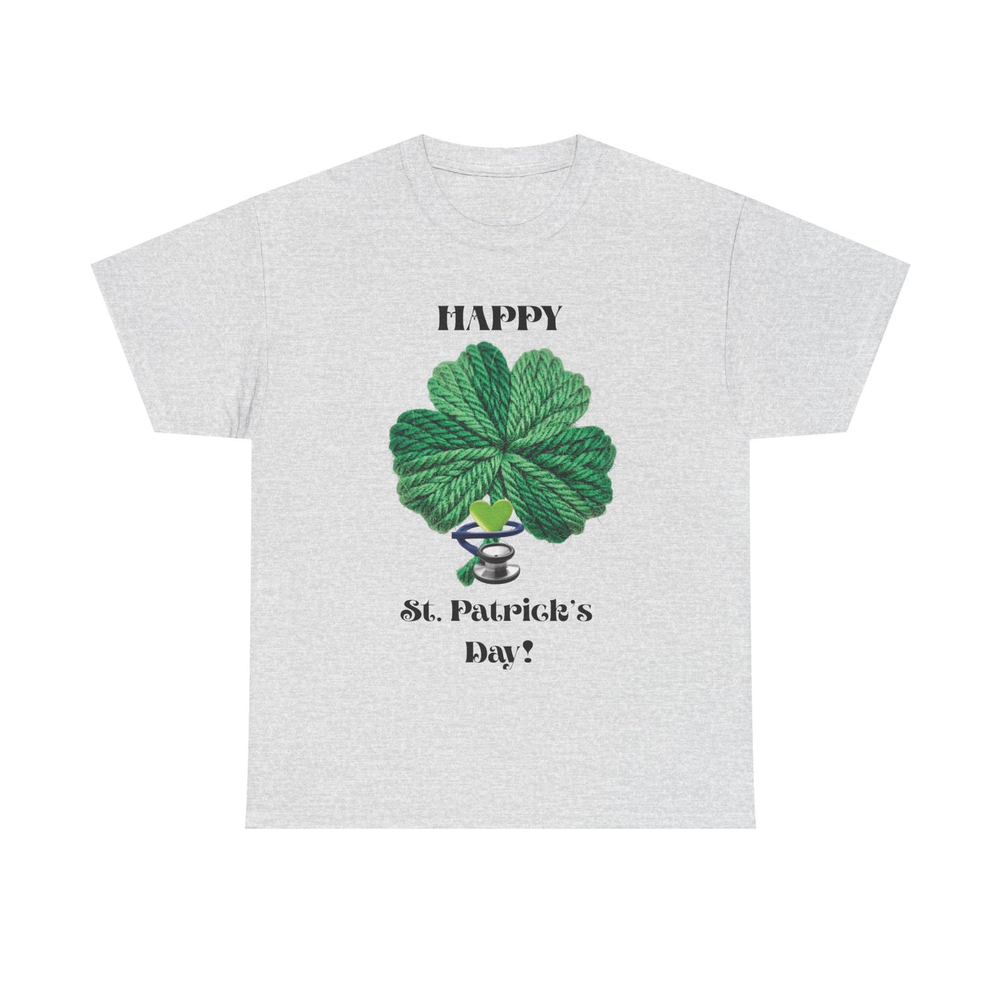 St. Patrick's Day Trendy Shamrock Unisex Tee — "Happy St. Patrick's Day!" (Health Care Professionals)
