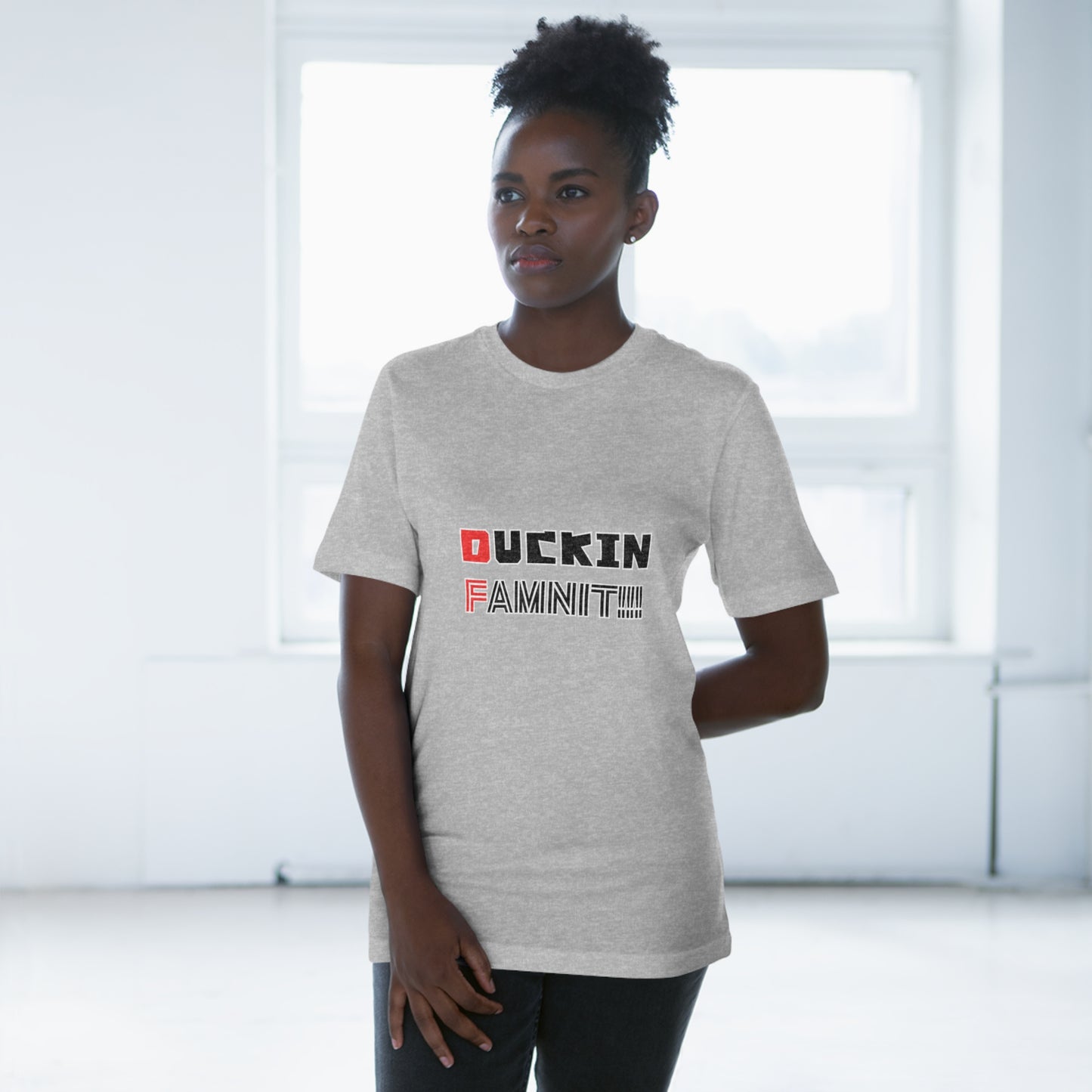 "DUCKIN FAMNIT!!!" Unisex T-shirt