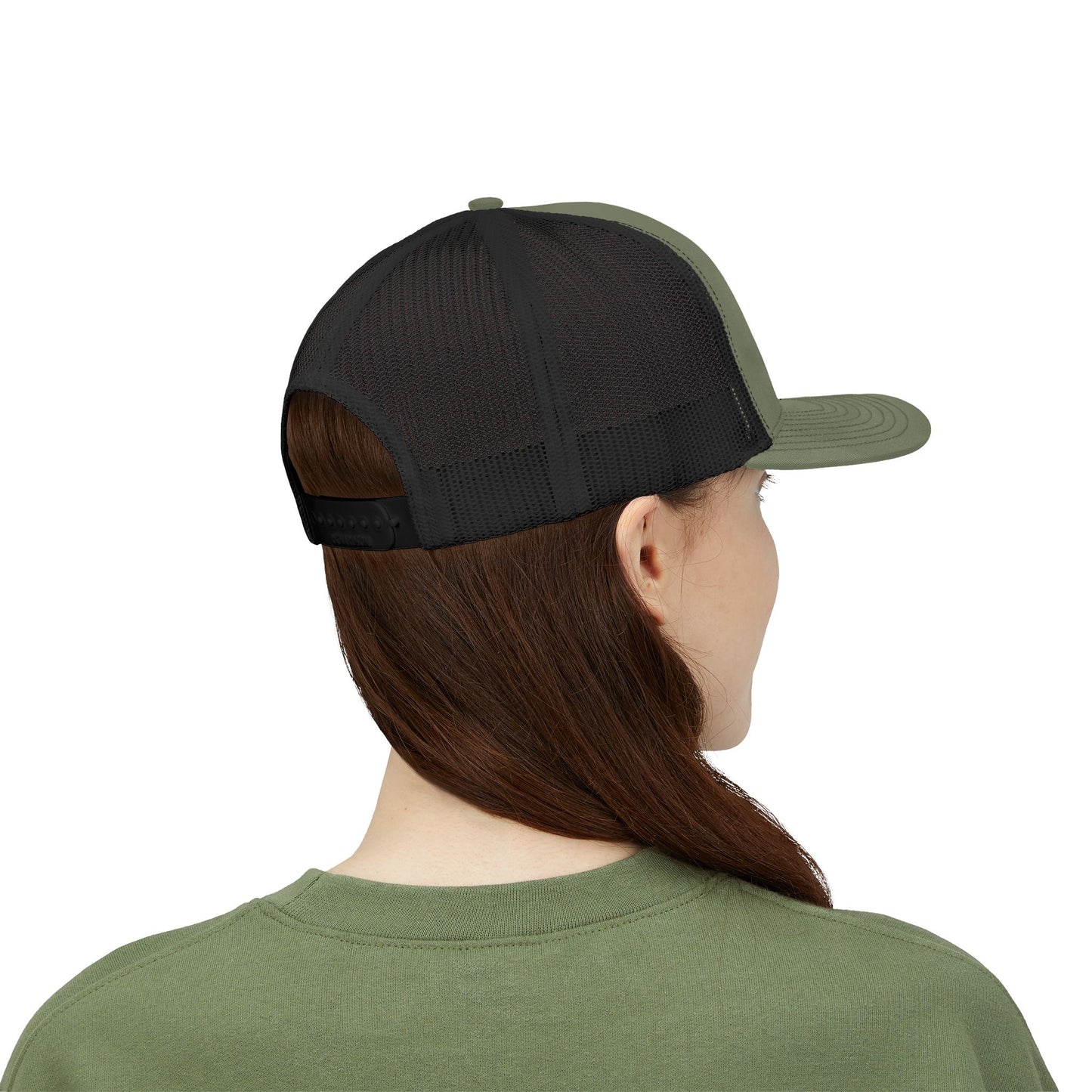 Embroidered '67' Mesh Snapback Trucker Cap — "Trending"  Numbers  Baseball Hat