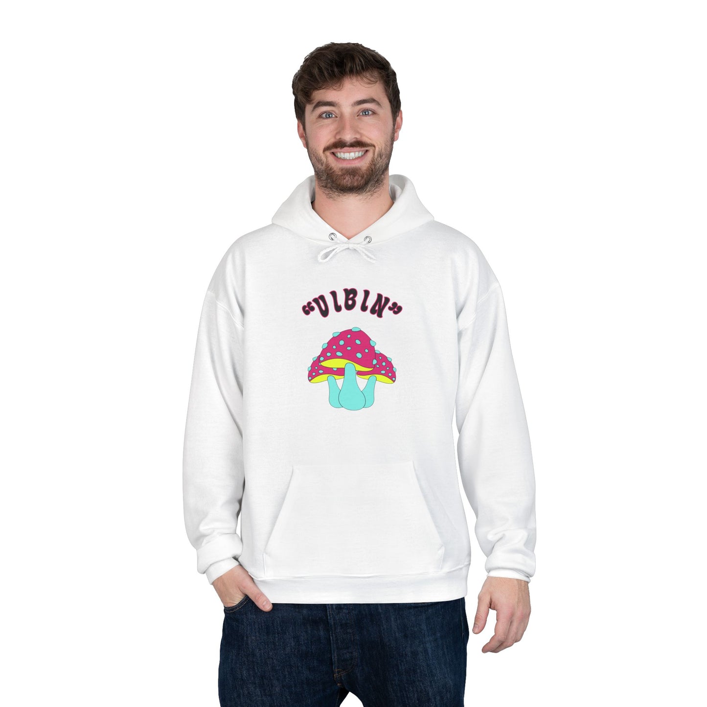 "Vibin" Unisex EcoSmart® Pullover Hoodie Sweatshirt