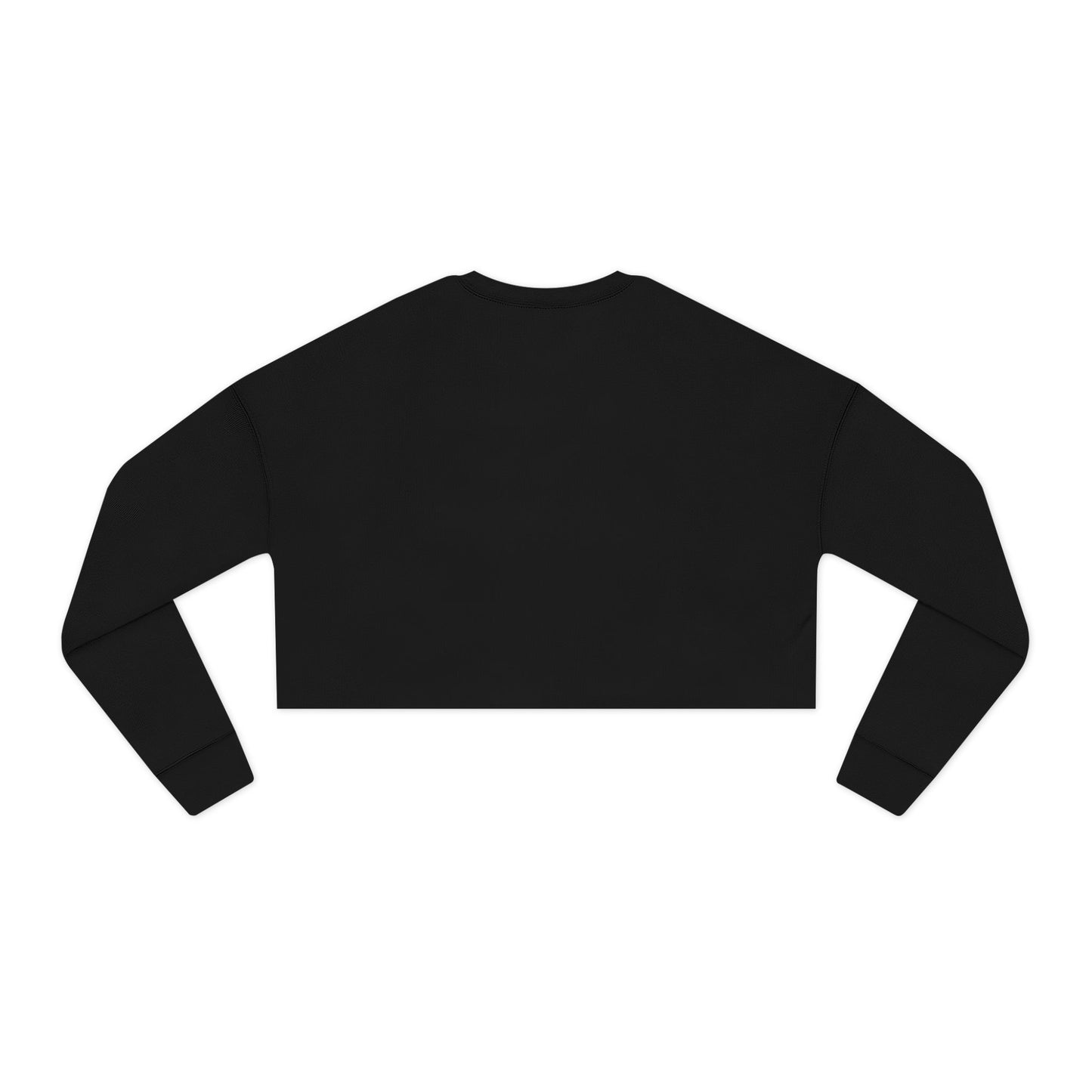 "Ocean Lover" Sea Horse & Coral Cropped Sweatshirt — Women's Beachy Crop Top