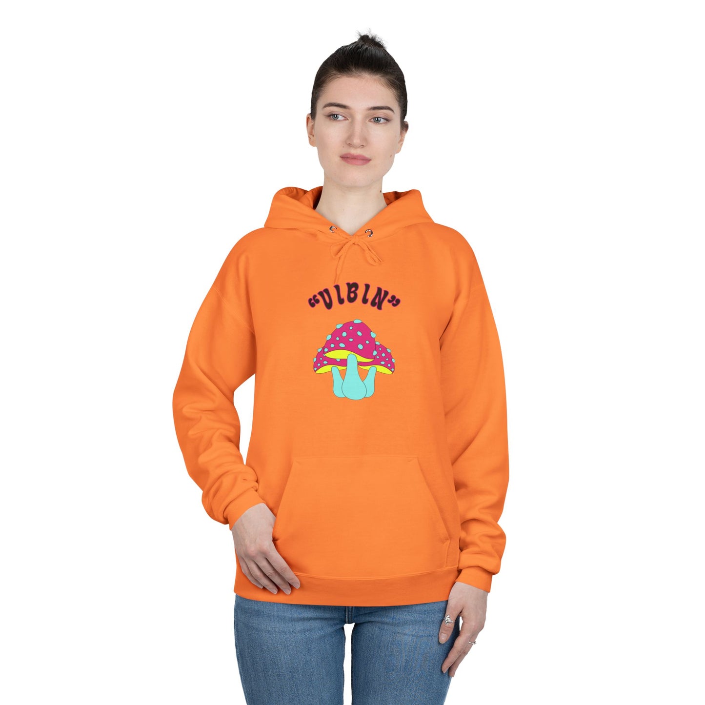 "Vibin" Unisex EcoSmart® Pullover Hoodie Sweatshirt