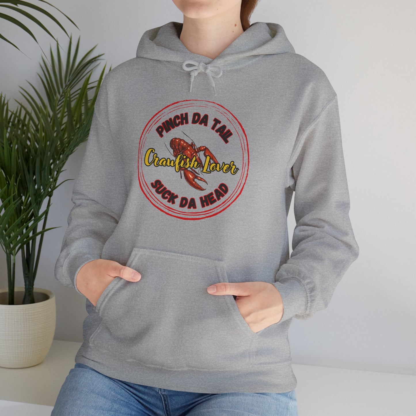 "Crawfish Lover" Unisex Heavy Blend™ Hooded Sweatshirt.  This Hoodie Is For "The Crawfish Lover" In You!