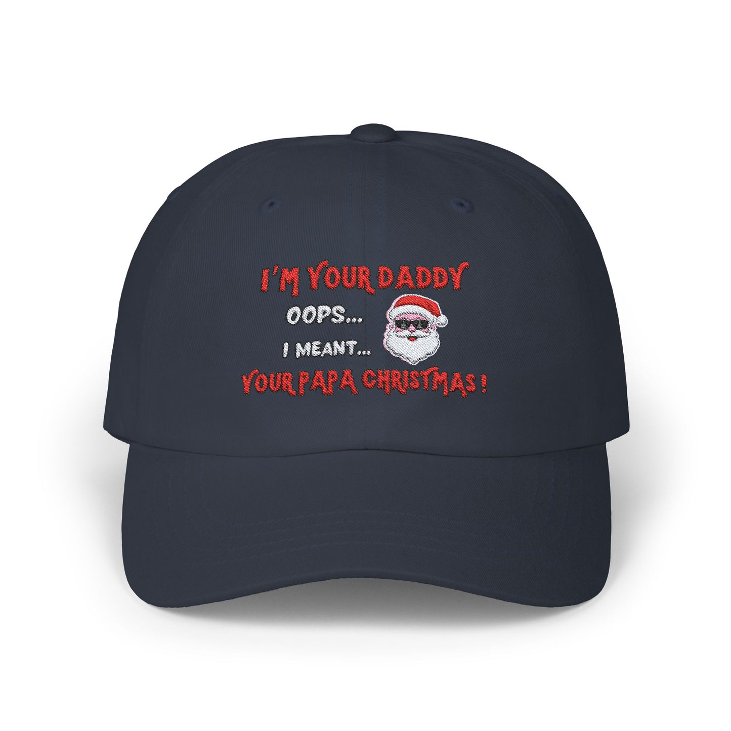 "Papa Christmas" Embroidered Classic Dad Cap