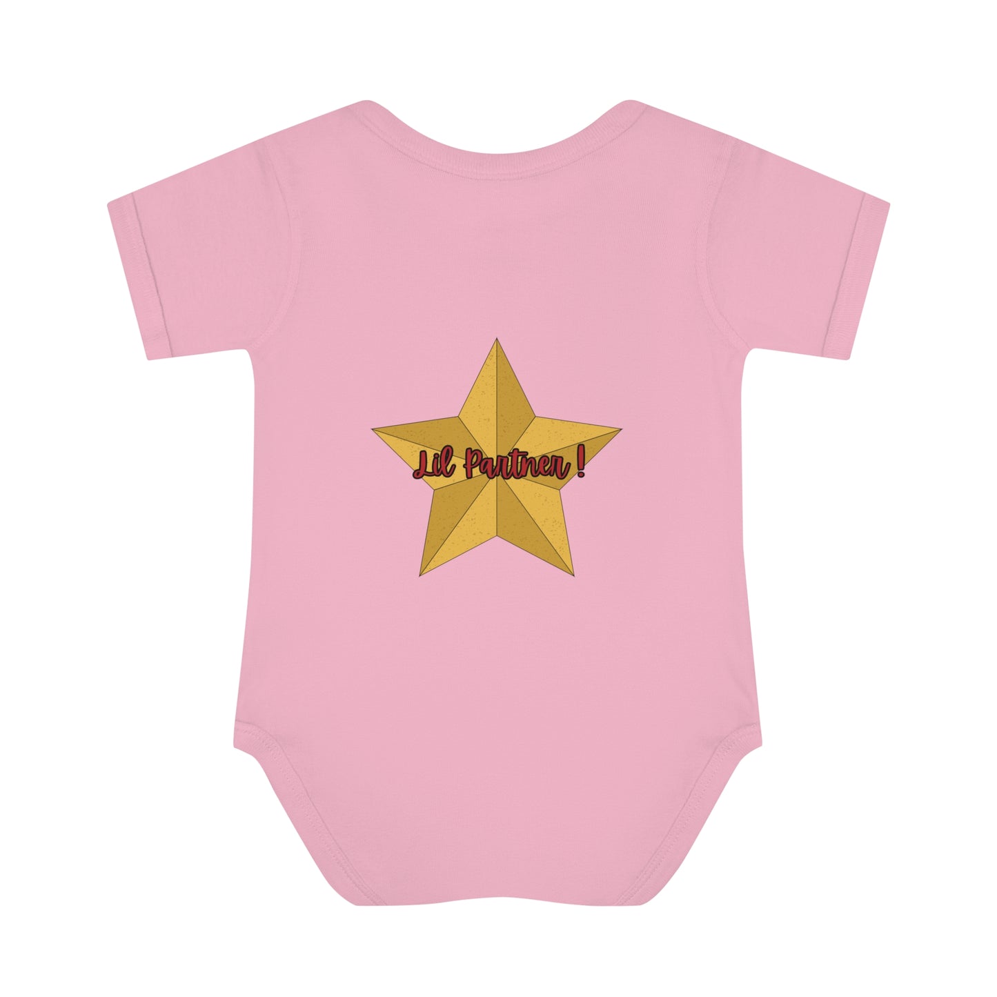"Mary Christmas Lil Partner! "Infant Baby Rib Bodysuit