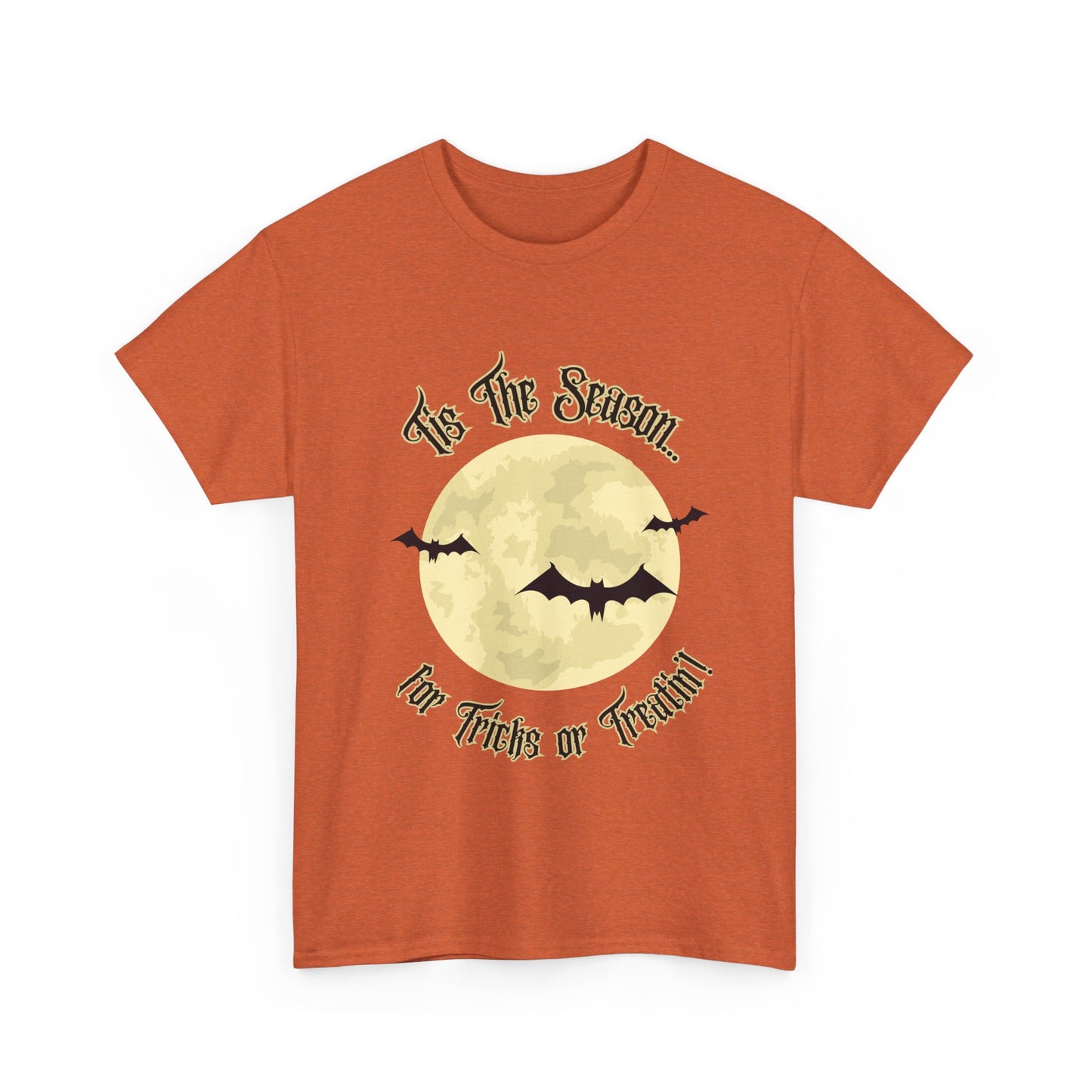 "Tis The Season" Unisex Cotton Tee, Spooky T-Shirt for Halloween