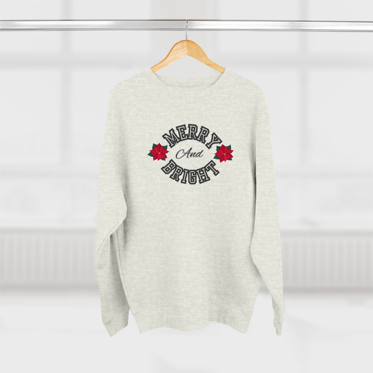 "Merry And Bright" Unisex Crewneck Sweatshirt