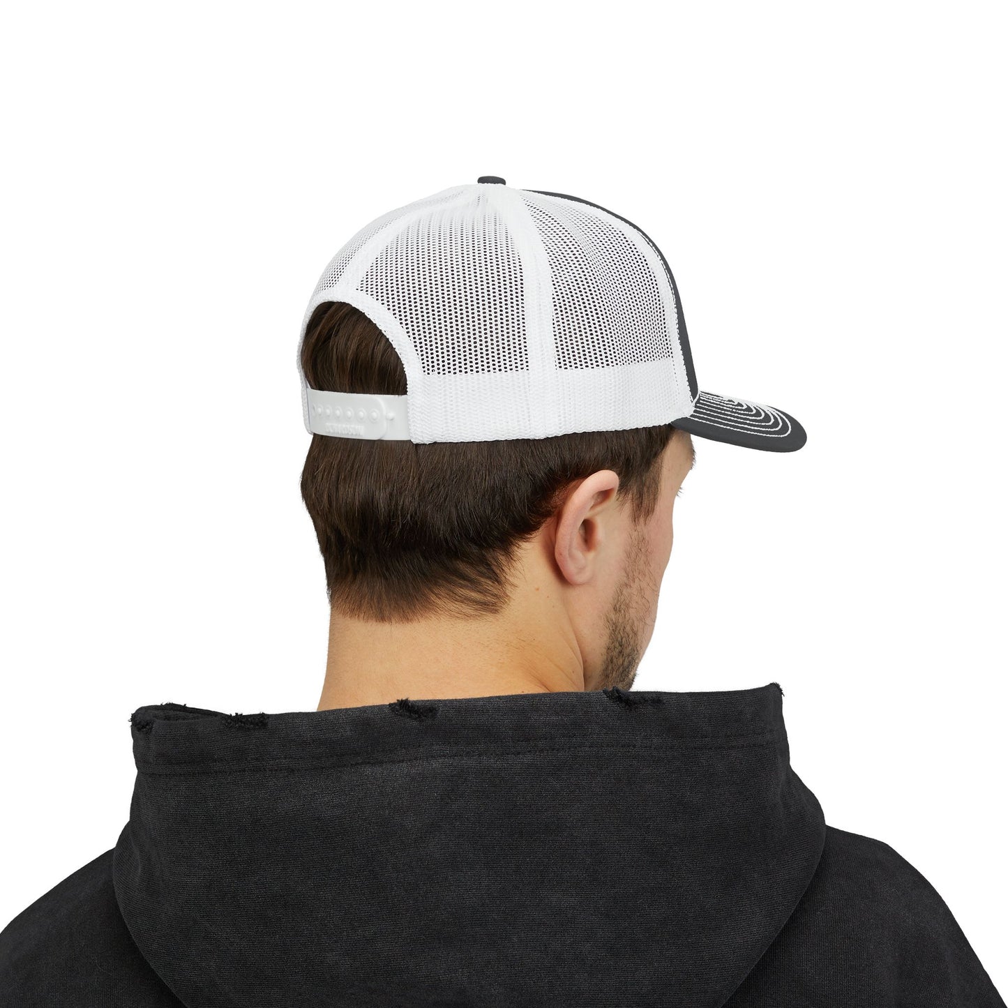 "Merry and Bright" Embroidered Snapback Trucker Cap
