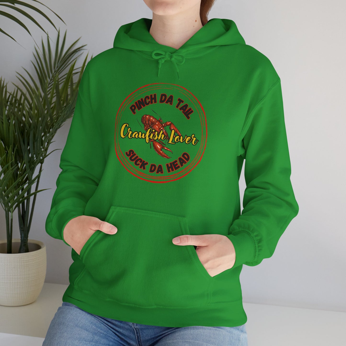 "Crawfish Lover" Unisex Heavy Blend™ Hooded Sweatshirt.  This Hoodie Is For "The Crawfish Lover" In You!