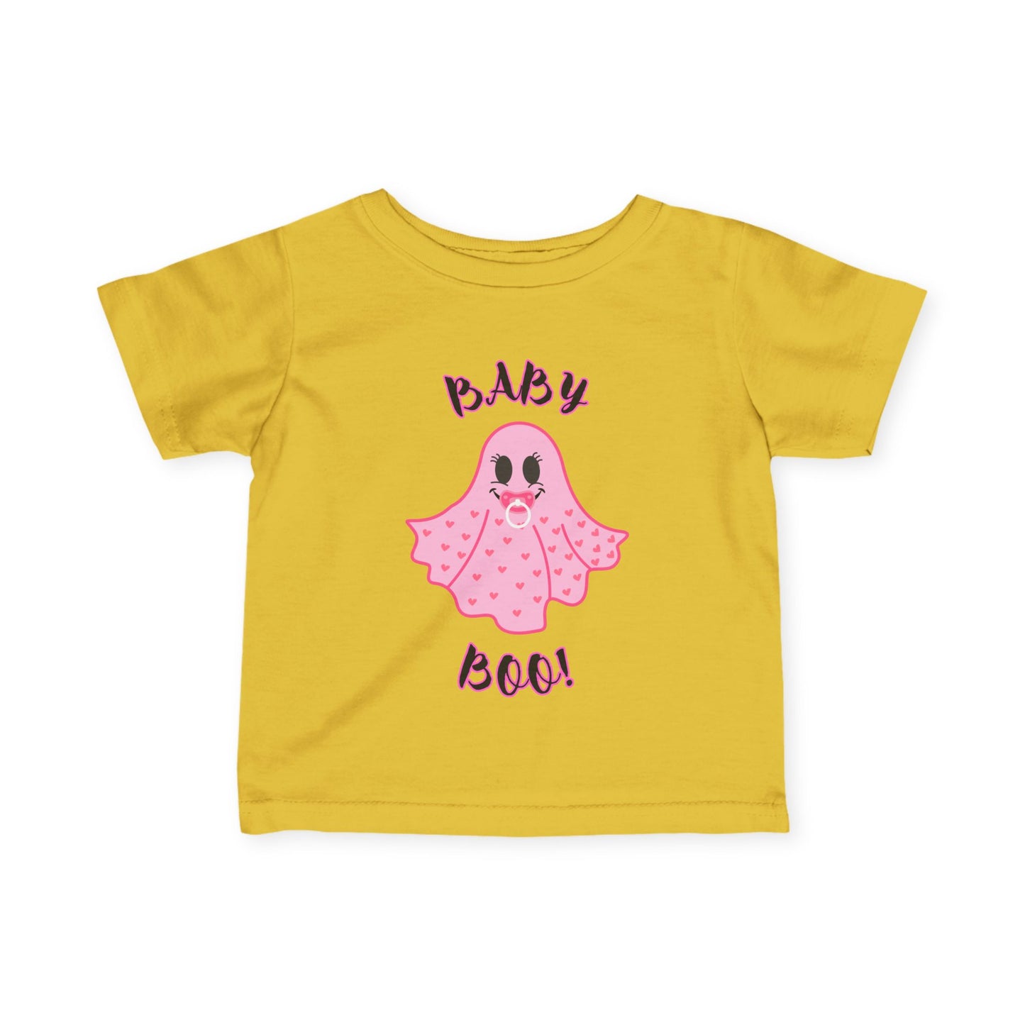 "Baby Boo-Pink" Ghost Infant Halloween Tee!
