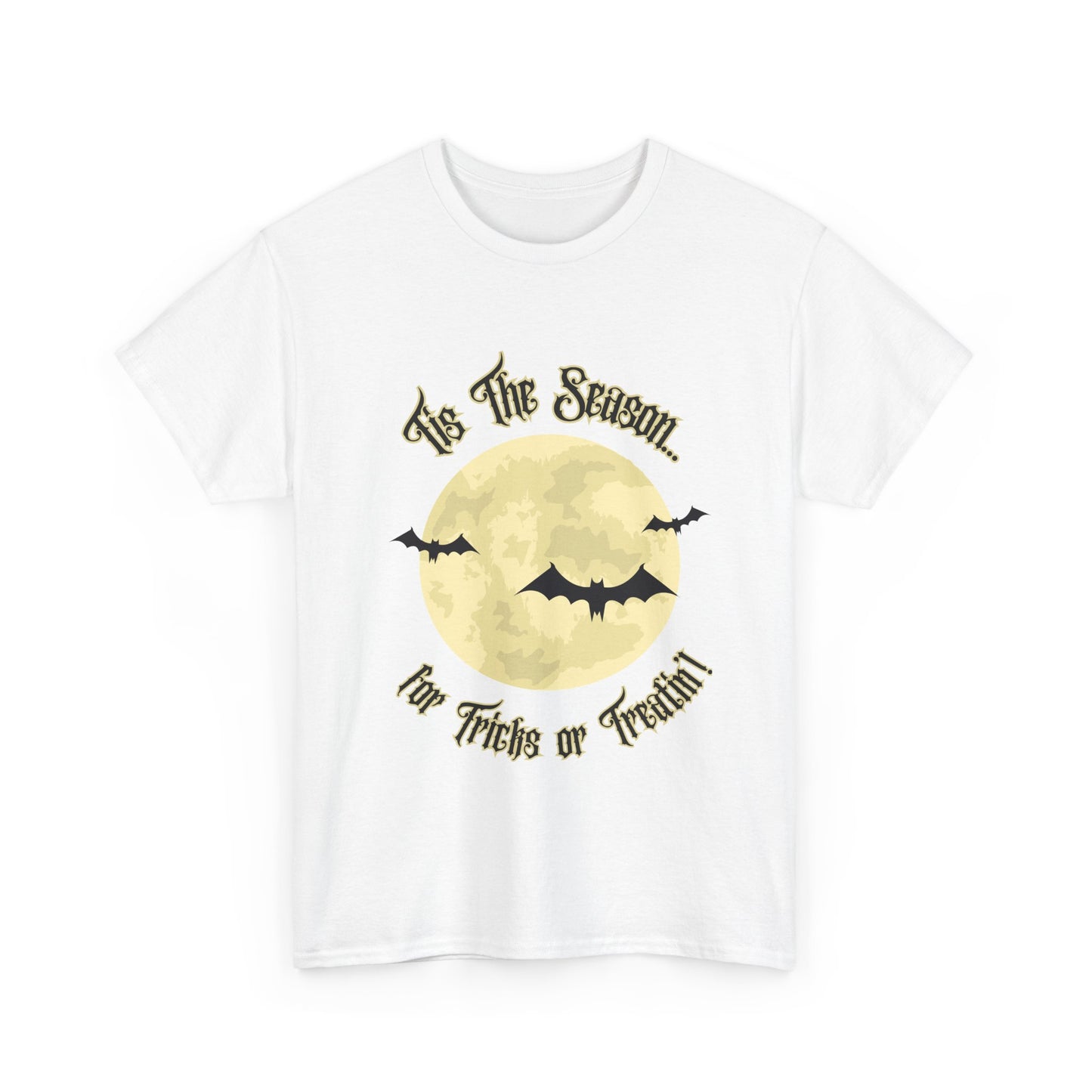 "Tis The Season" Unisex Cotton Tee, Spooky T-Shirt for Halloween