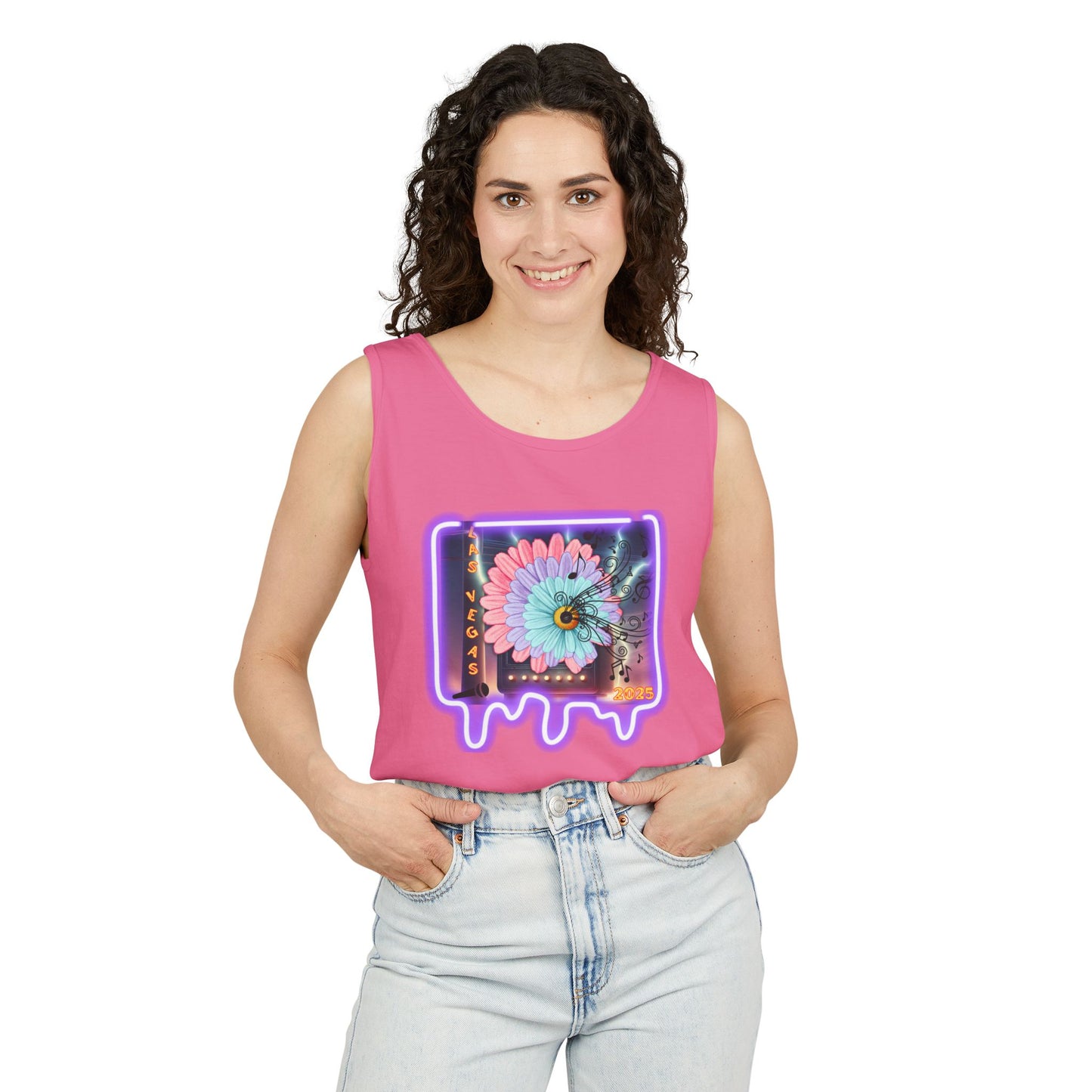 Neon "Las Vegas" 2025"  Unisex Tank Top