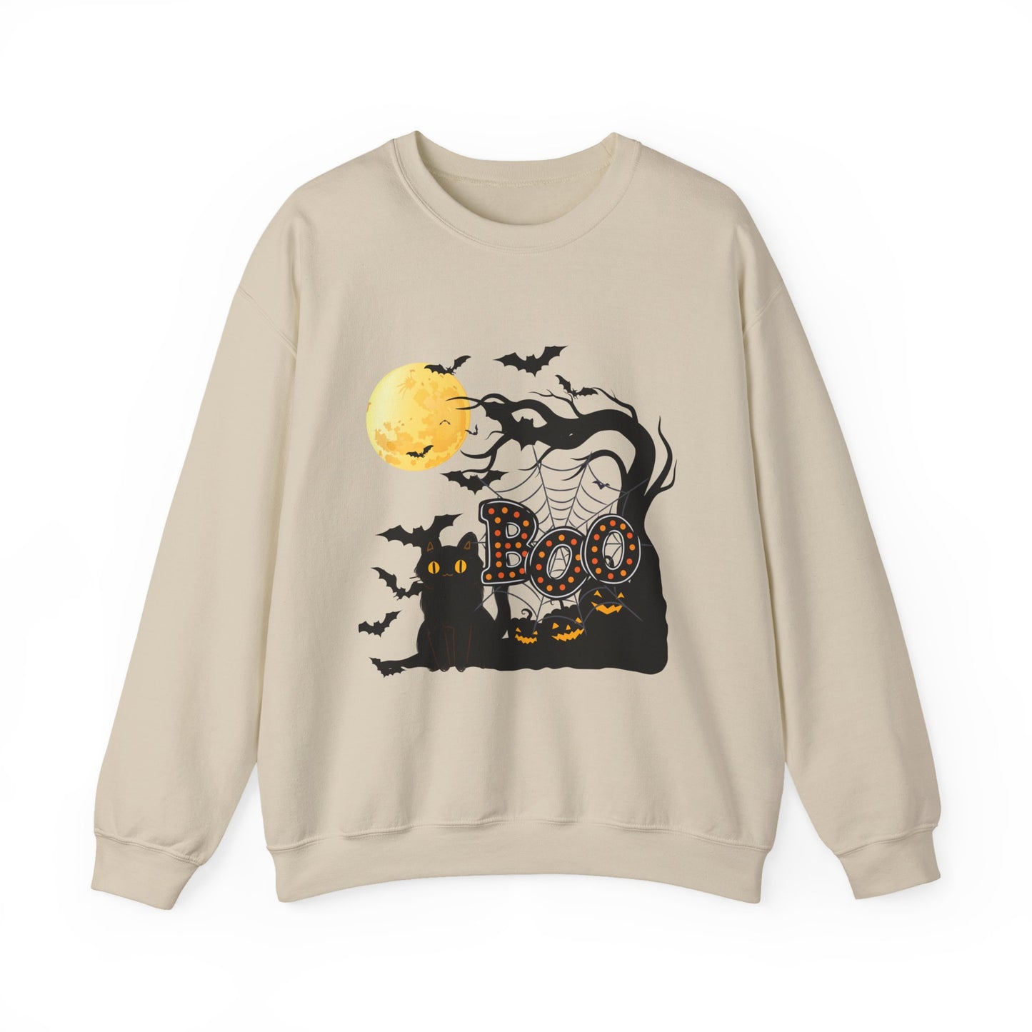 "Boo", Unisex Heavy Blend™ Crewneck Sweatshirt