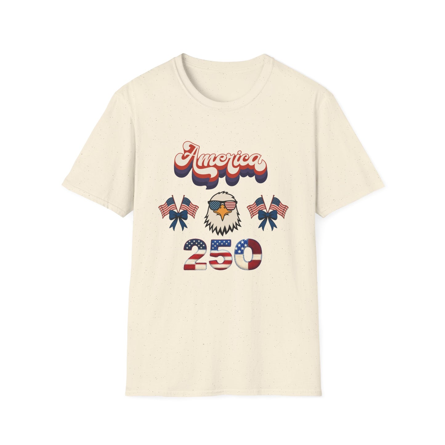Patriotic " Retro Cool America Eagle 250"  Unisex T-Shirt