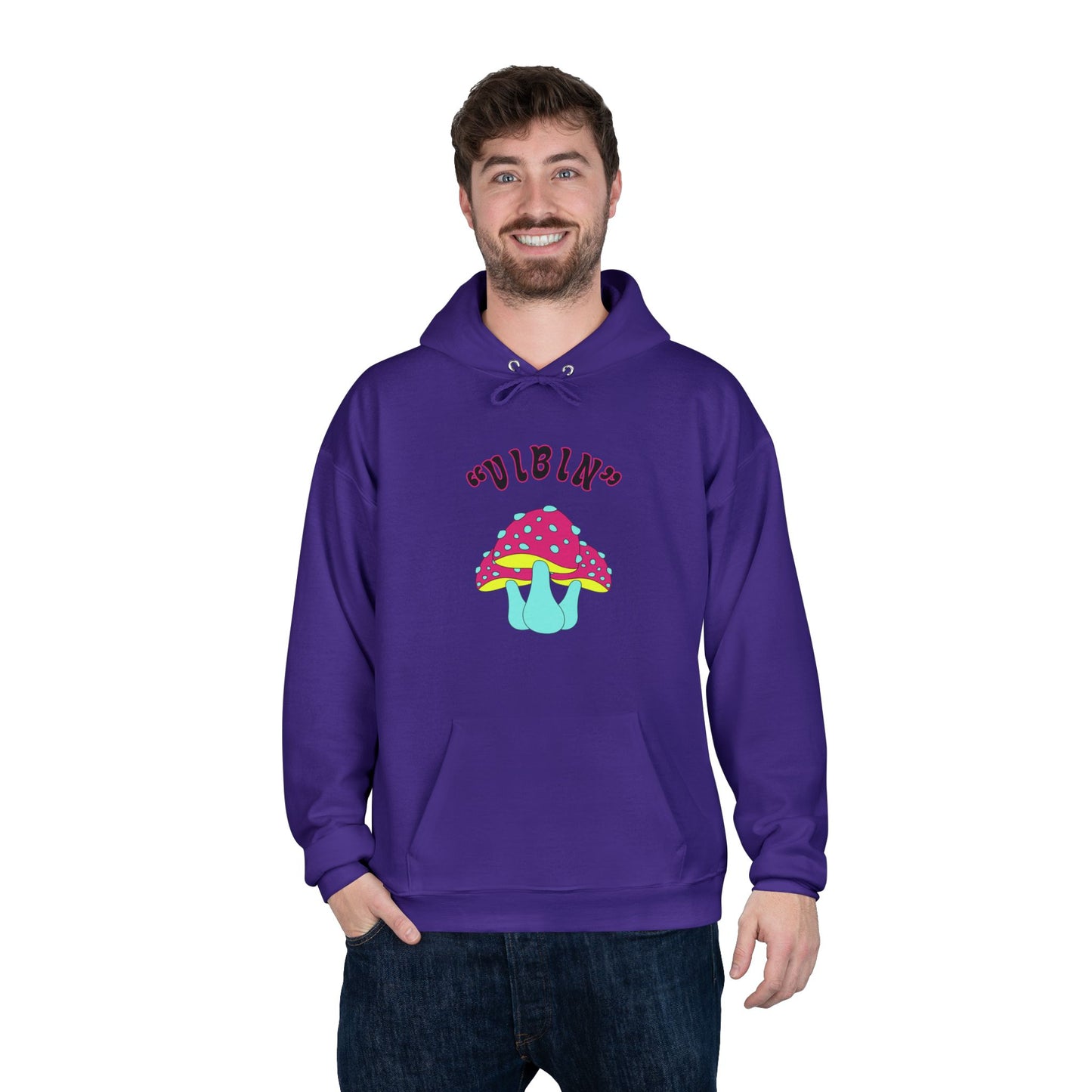 "Vibin" Unisex EcoSmart® Pullover Hoodie Sweatshirt
