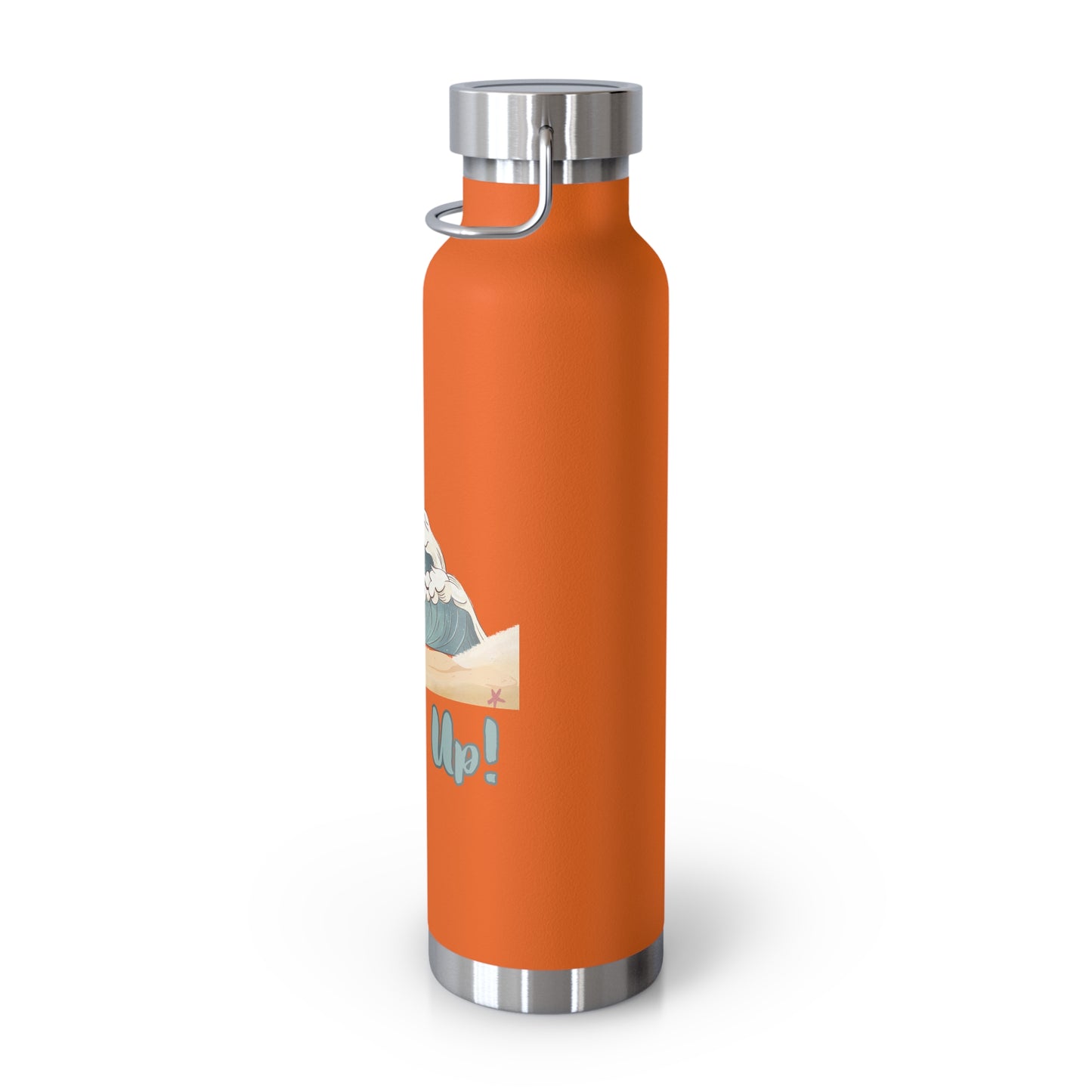 "Surfs Up!" Surfer Silhouette 22oz Vacuum Bottle