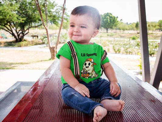 "Lil Spooky" Cute Infant Halloween Tee,