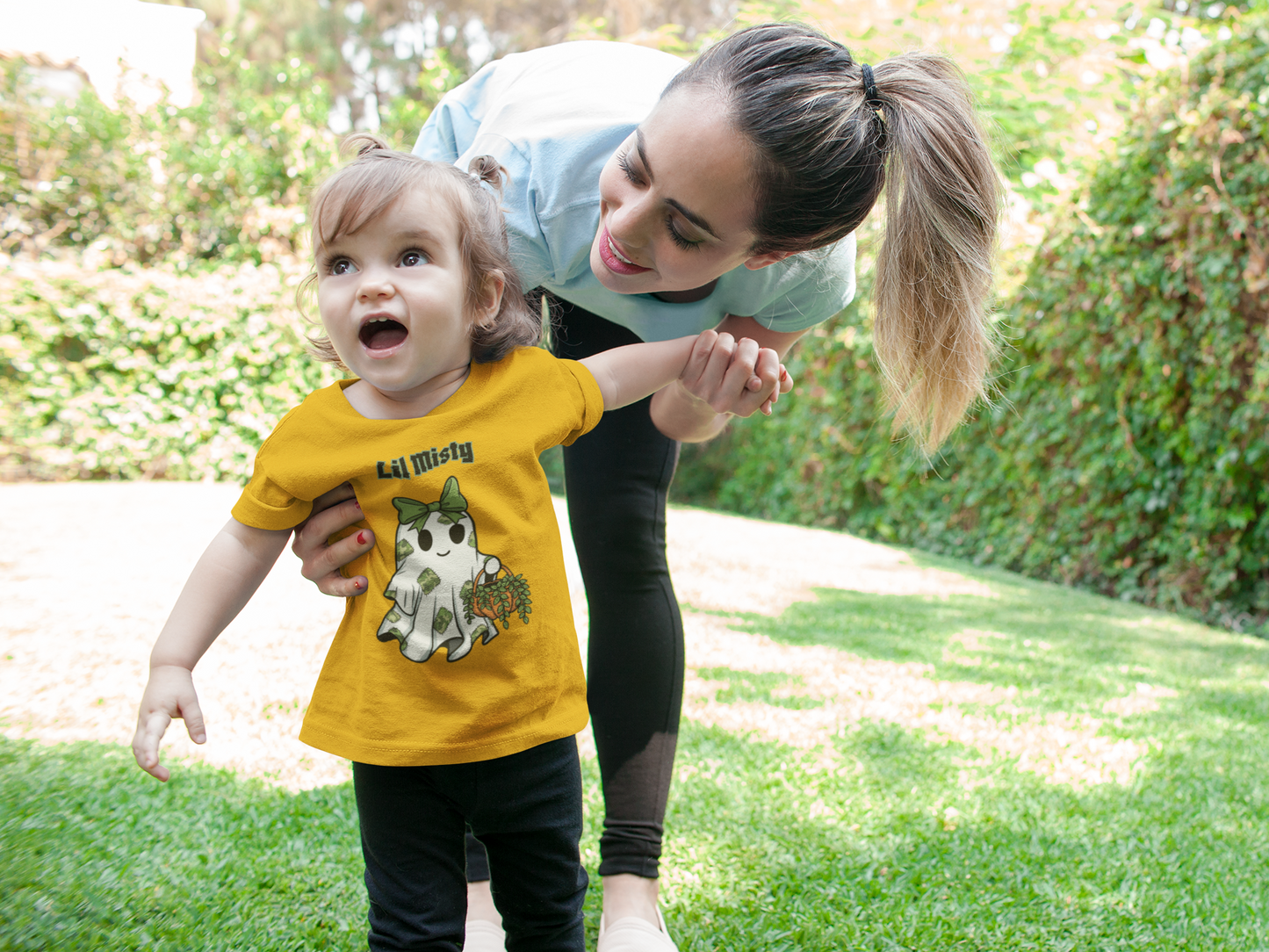 "Lil Misty" Ghost Infant Tee - Cute Baby Halloween Shirt!