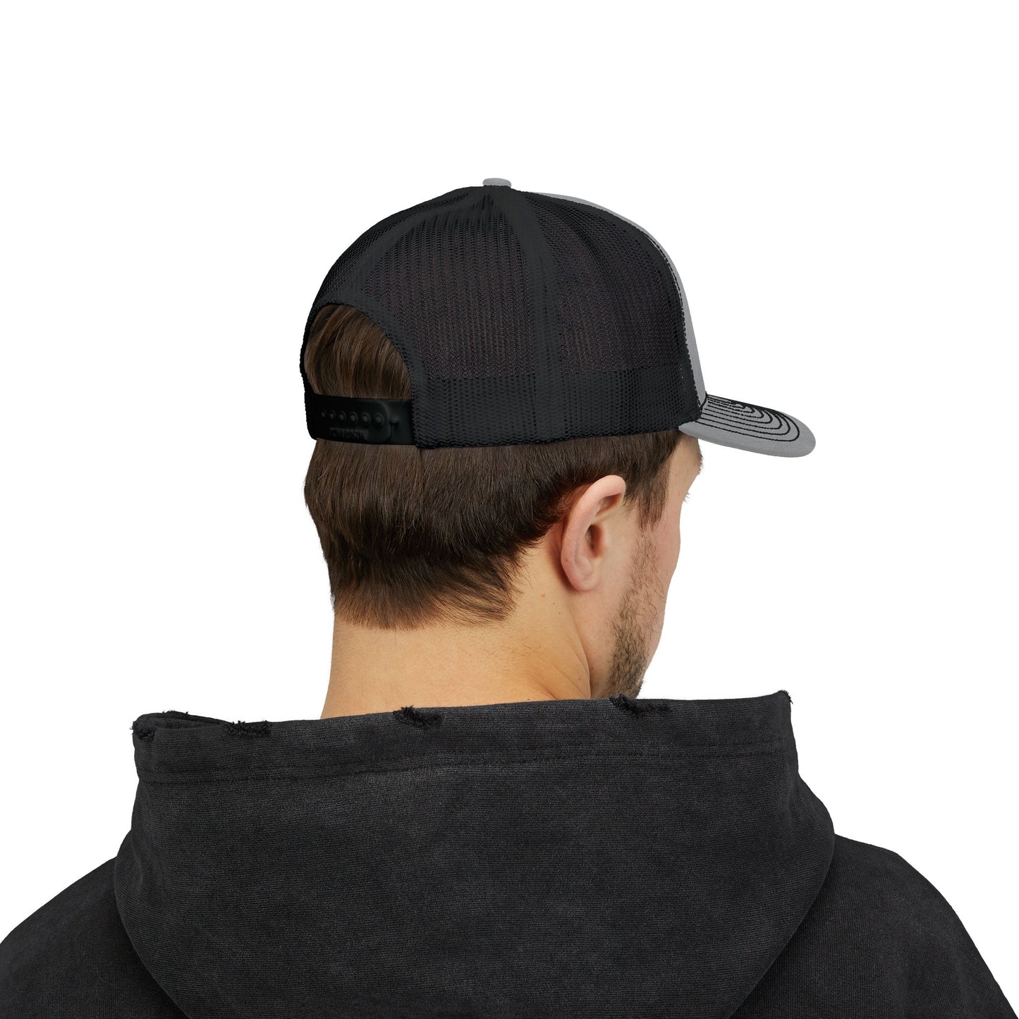 "Merry and Bright" Embroidered Snapback Trucker Cap