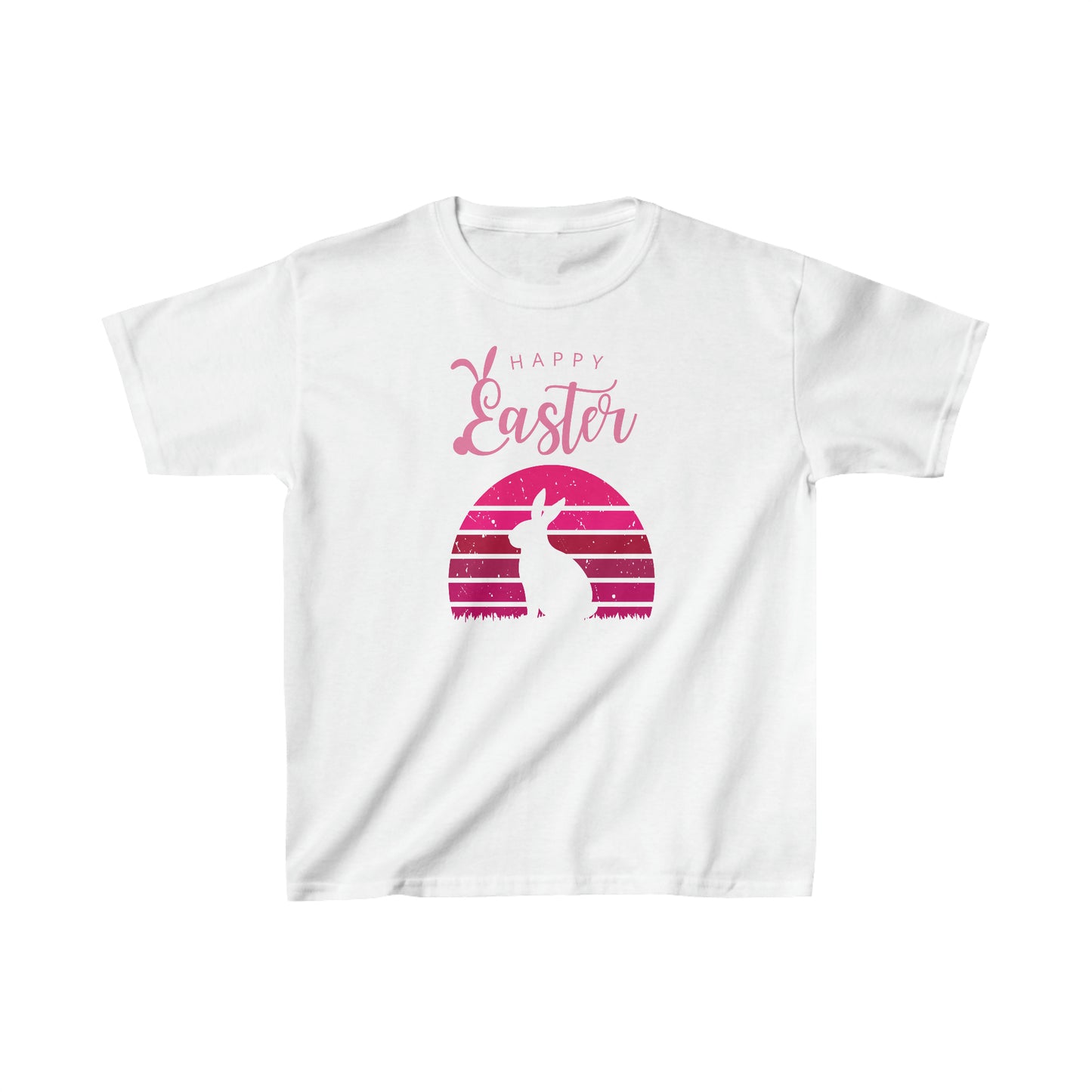 "Easter Bunny Silhouette" Kids Heavy Cotton™ Tee