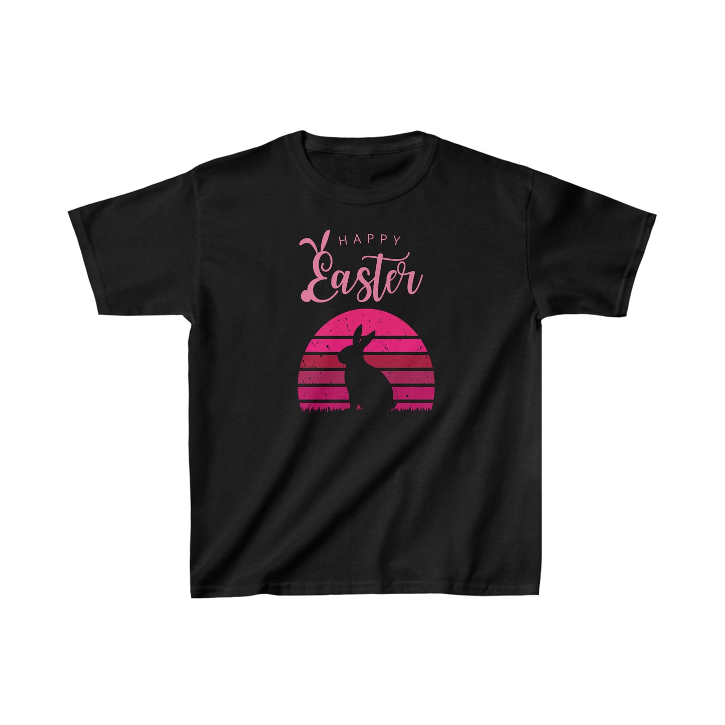 "Easter Bunny Silhouette" Kids Heavy Cotton™ Tee