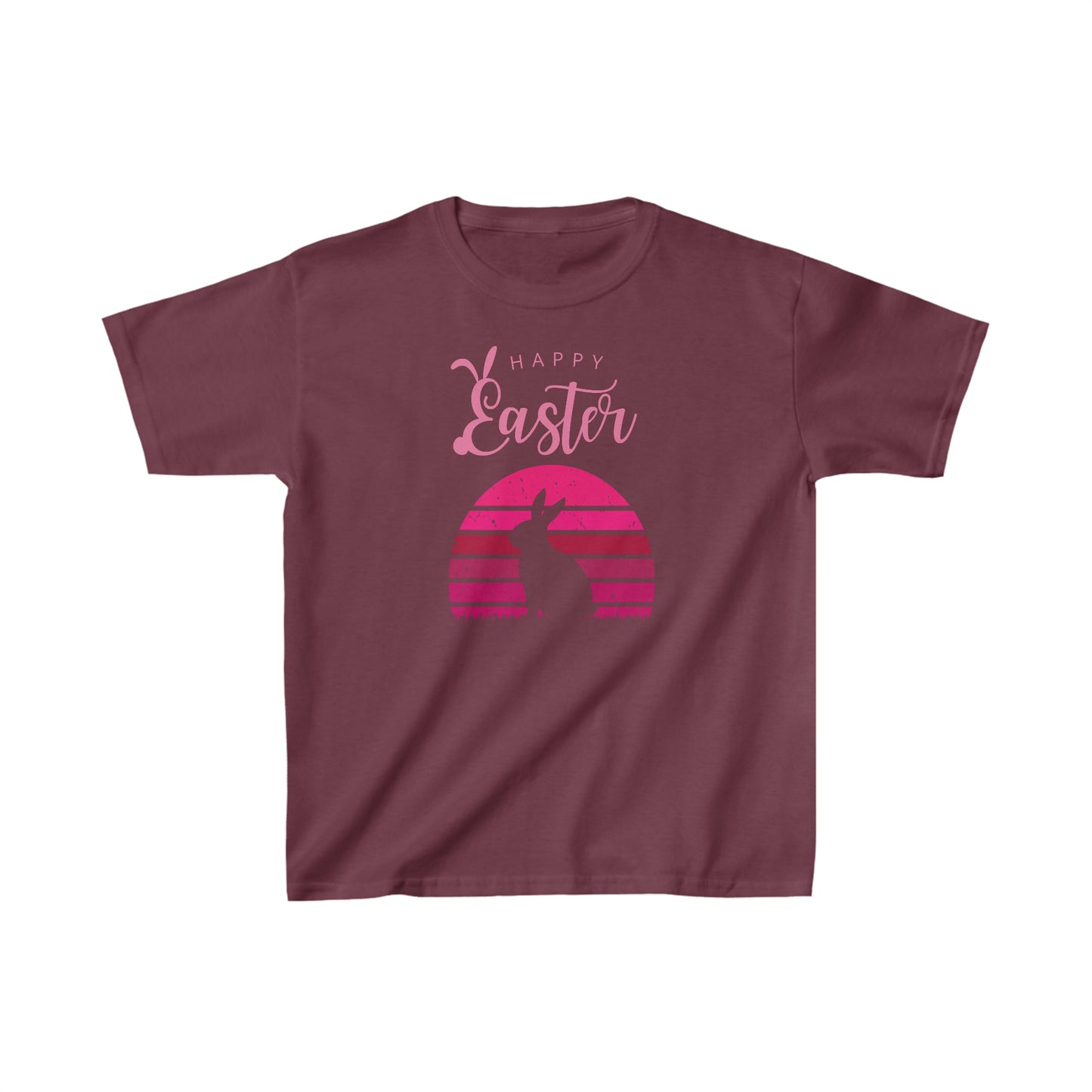 "Easter Bunny Silhouette" Kids Heavy Cotton™ Tee