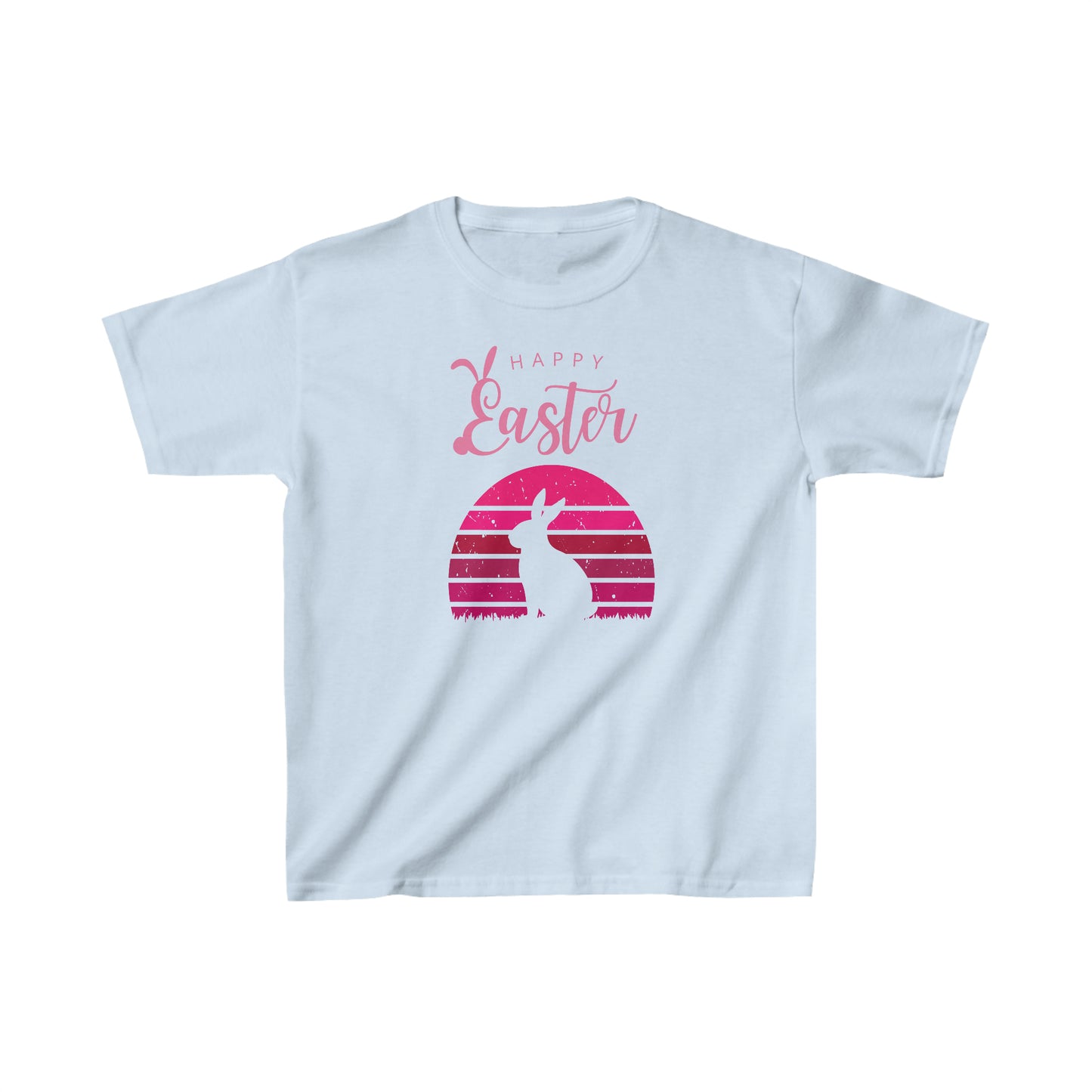 "Easter Bunny Silhouette" Kids Heavy Cotton™ Tee