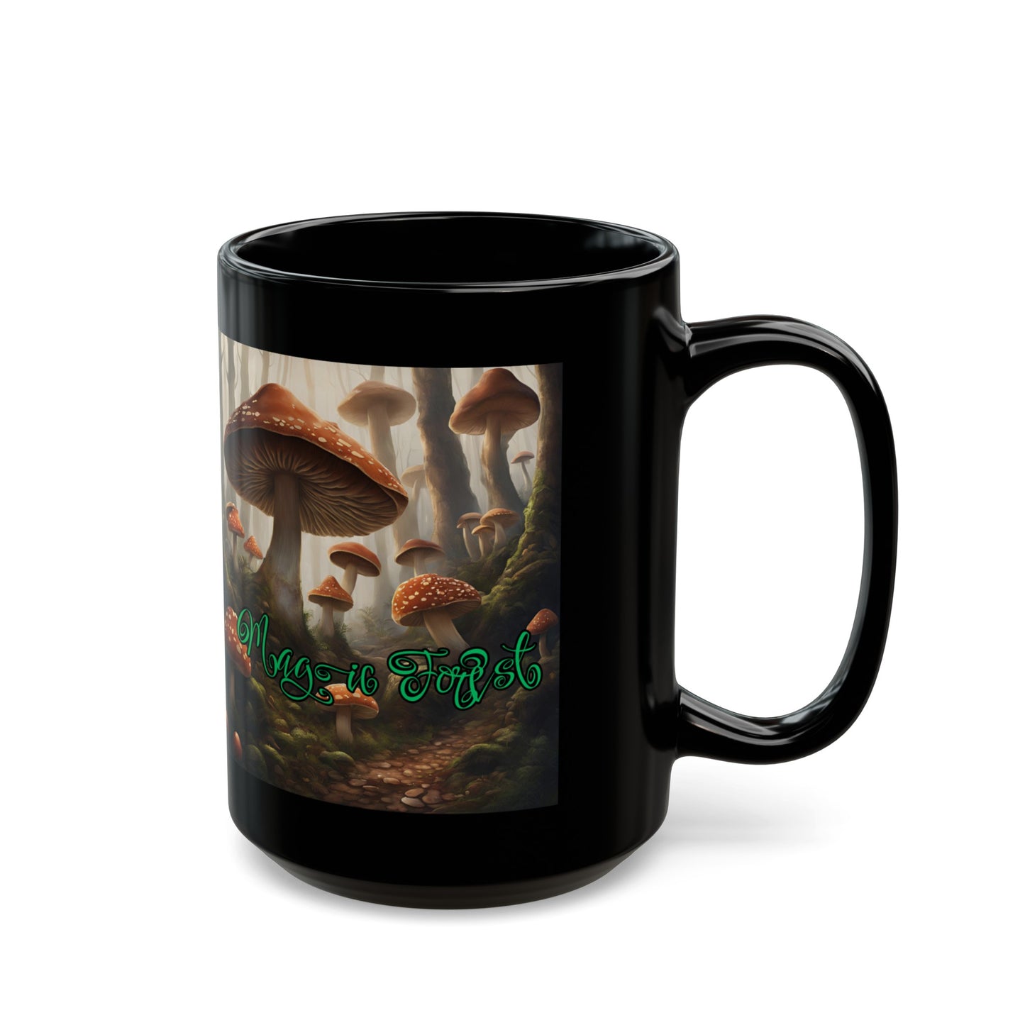 "Magic Forest" Black Mug (11oz, 15oz)