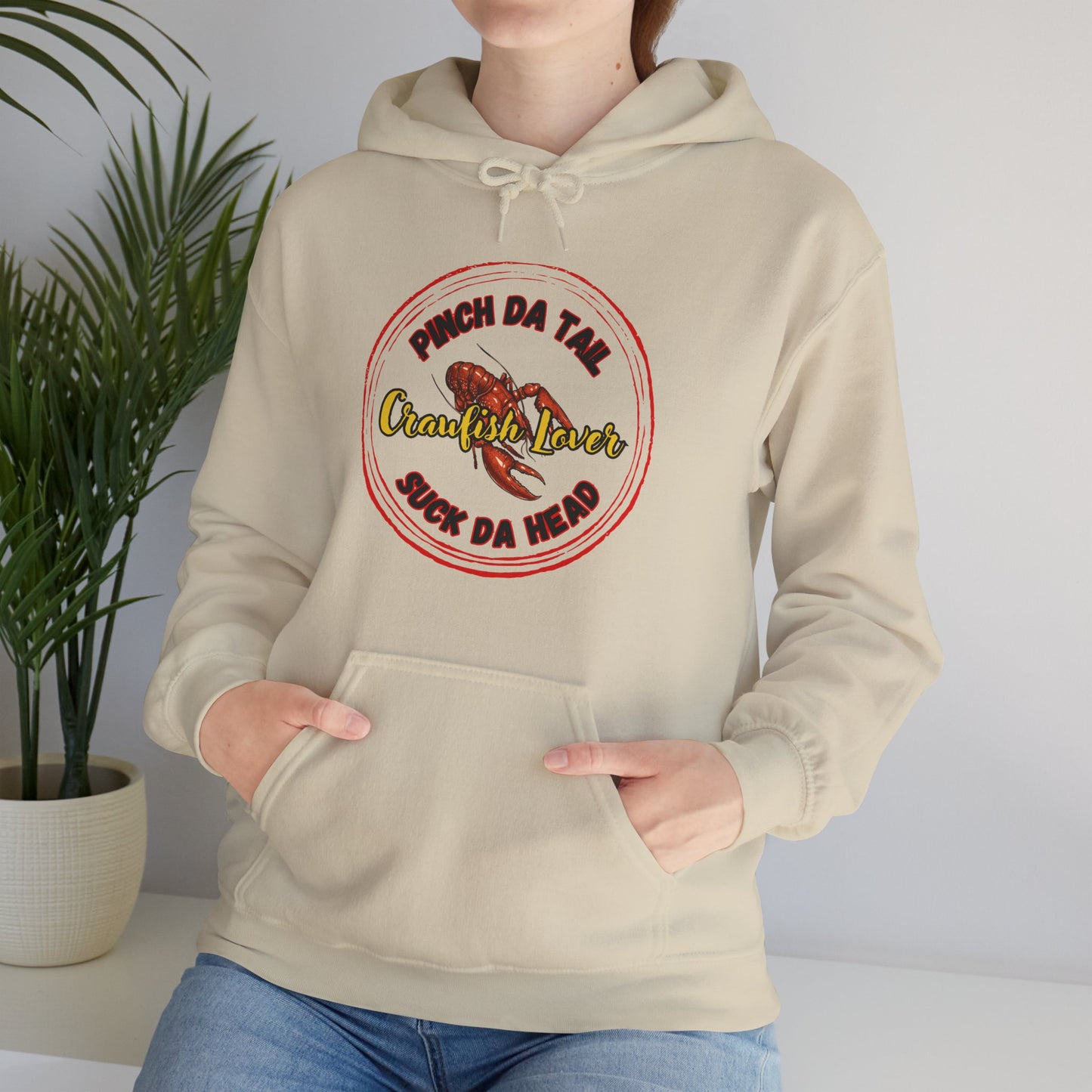 "Crawfish Lover" Unisex Heavy Blend™ Hooded Sweatshirt.  This Hoodie Is For "The Crawfish Lover" In You!