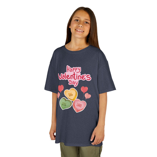 "Happy Valentine's Day-Candy Hearts" Youth Tee — These Adorable Candy Hearts Are A  Nostalgic Favorite!