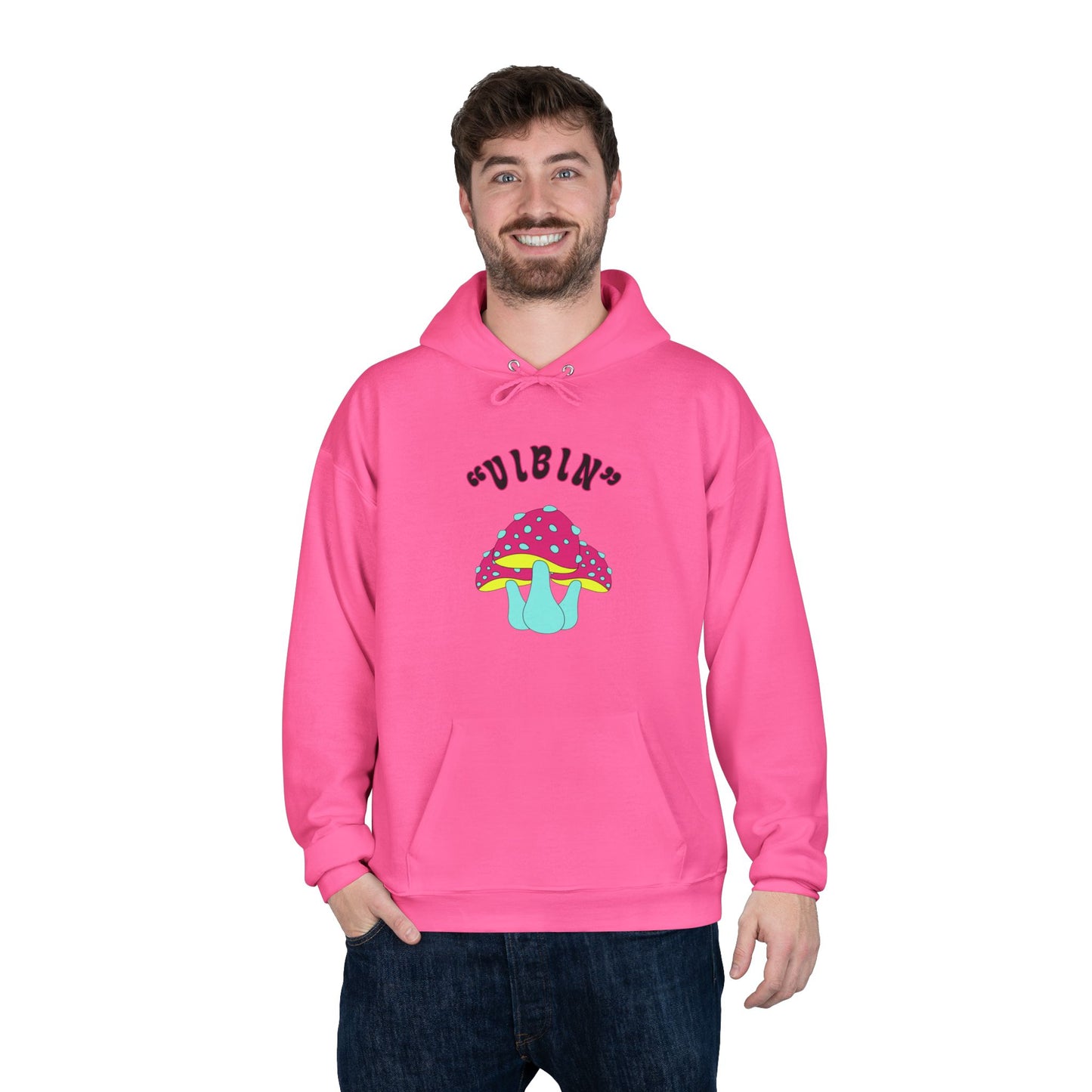 "Vibin" Unisex EcoSmart® Pullover Hoodie Sweatshirt