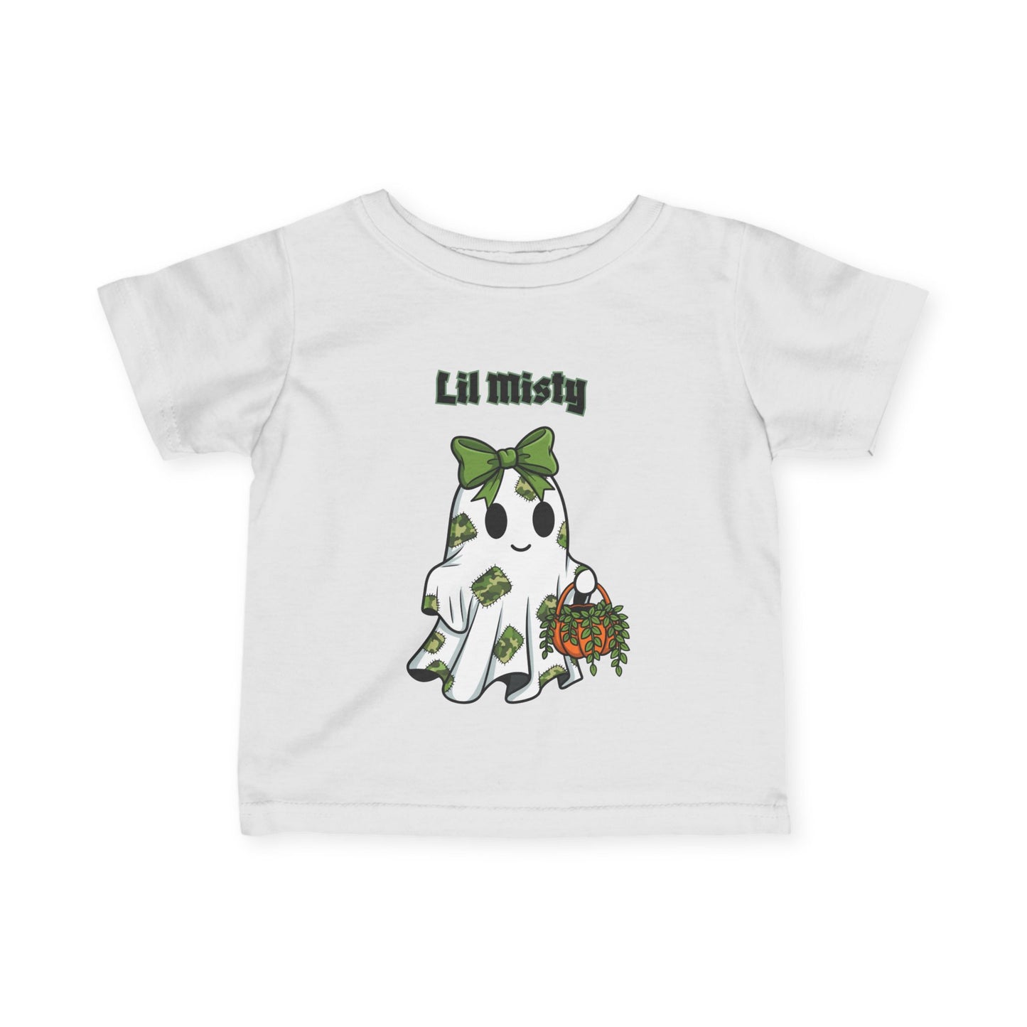 "Lil Misty" Ghost Infant Tee - Cute Baby Halloween Shirt!