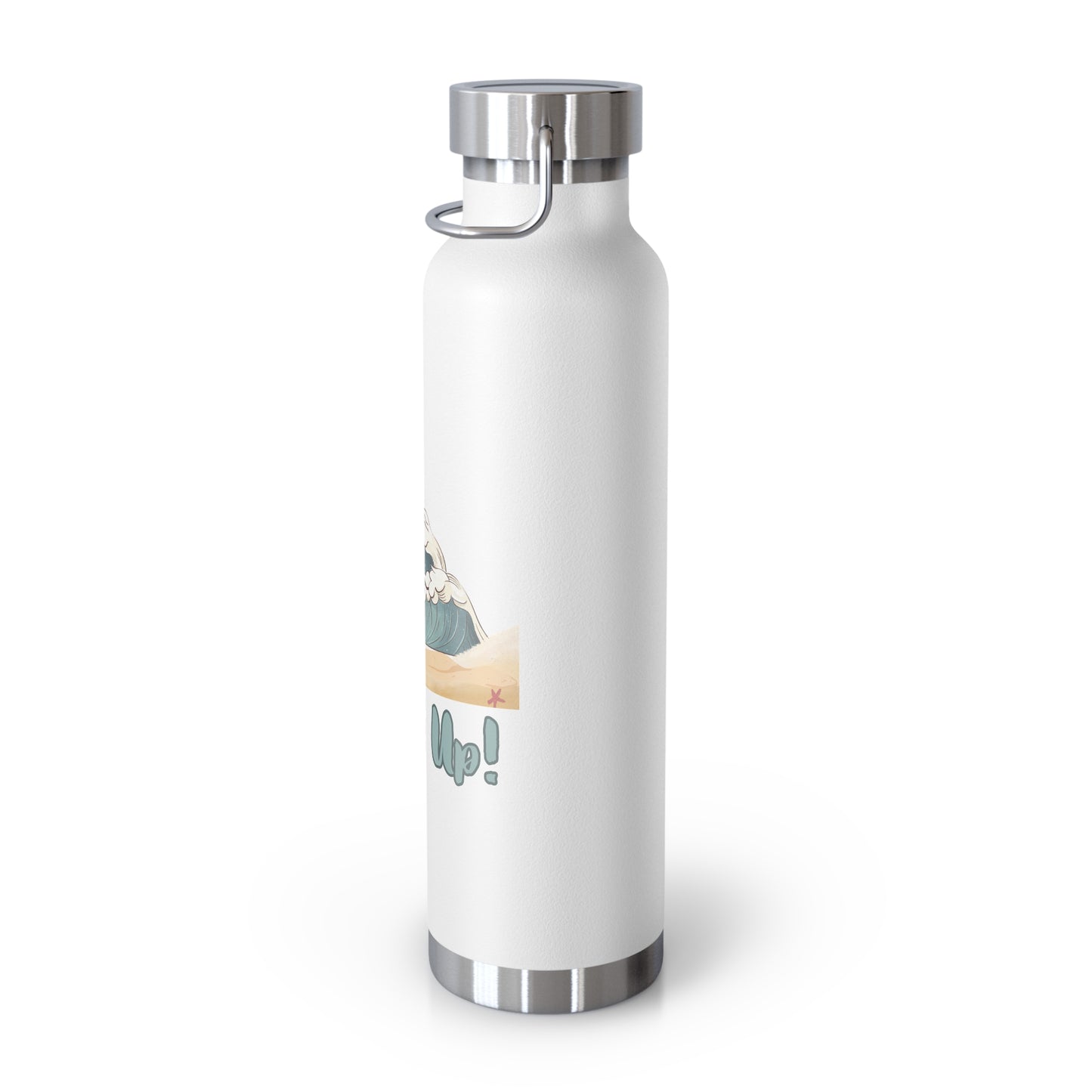 "Surfs Up!" Surfer Silhouette 22oz Vacuum Bottle