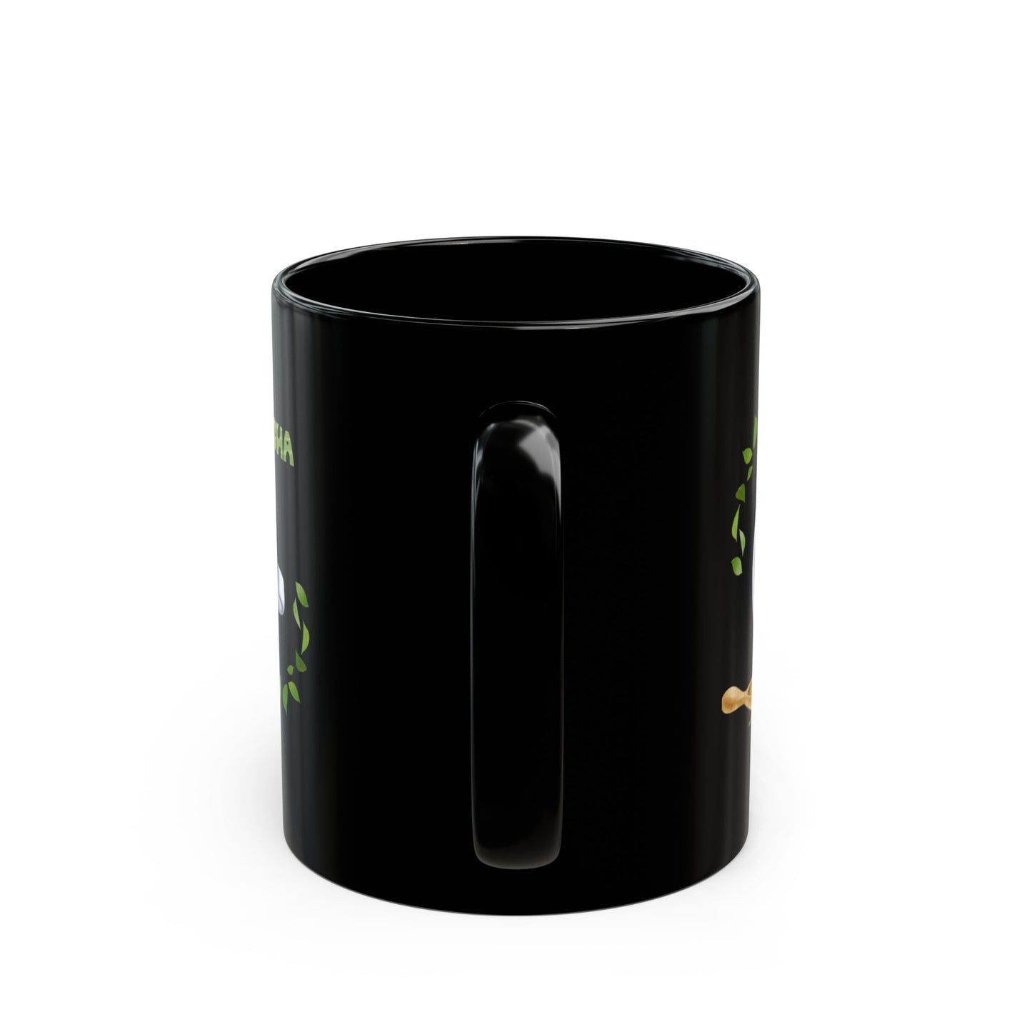"Matcha Lover"  11 oz Black Mug