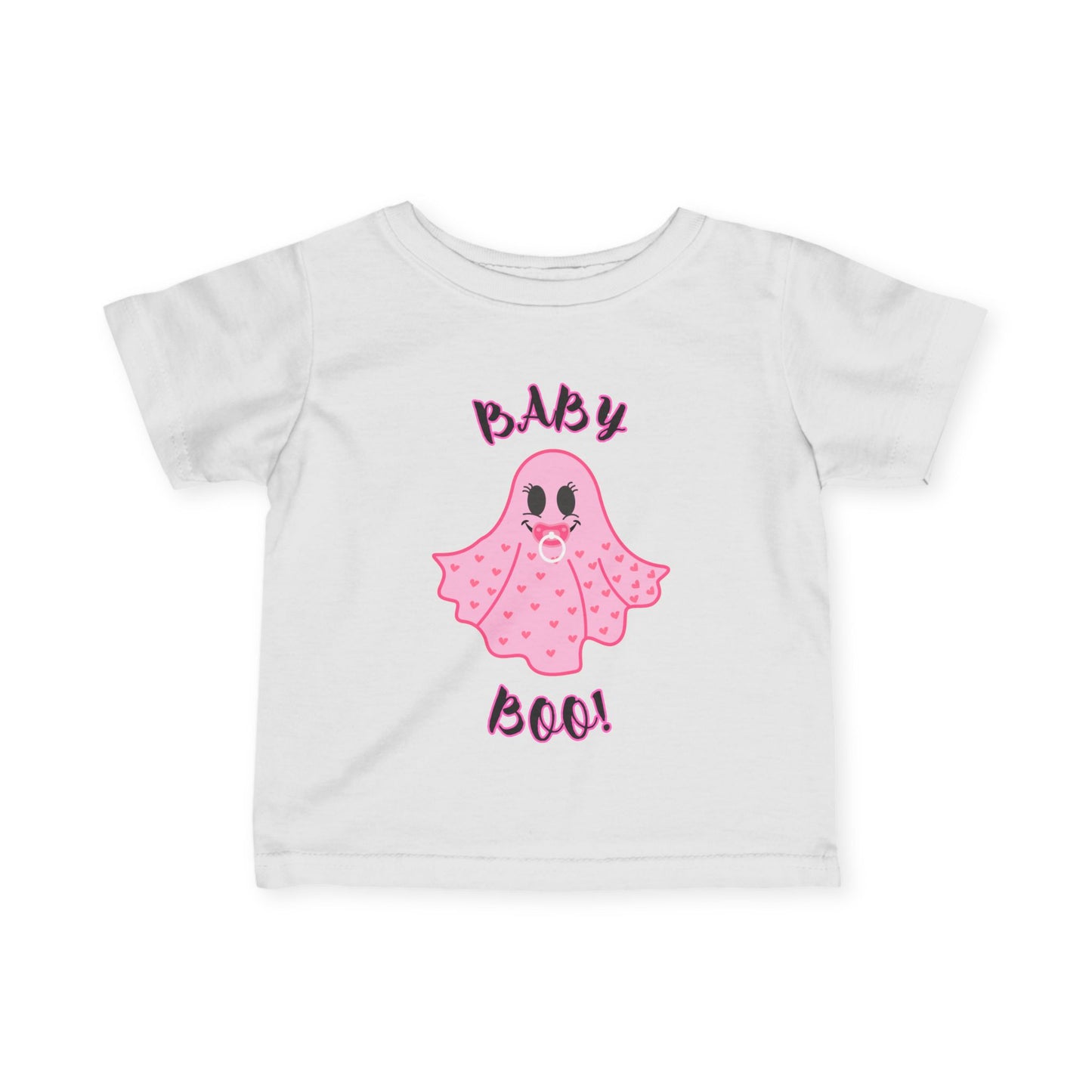 "Baby Boo-Pink" Ghost Infant Halloween Tee!