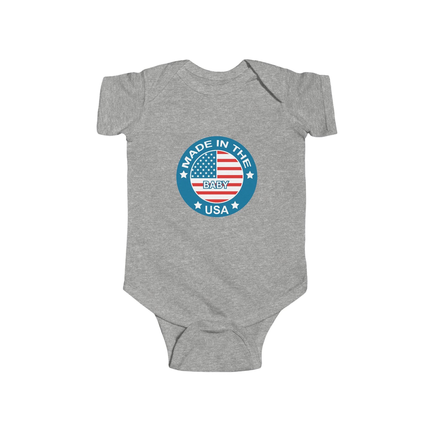 "Made In The USA" Infant Fine Jersey Bodysuit