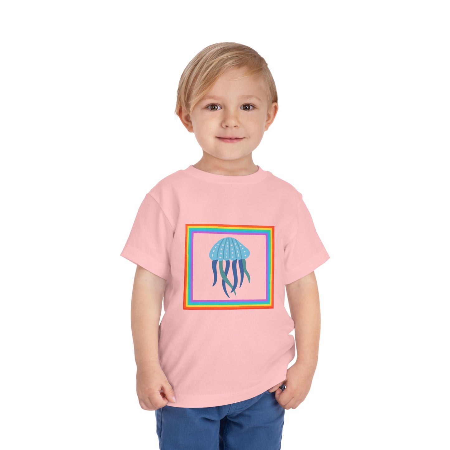 Toddler Jellyfish Tee — Colorful Ocean Summer Toddler T-Shirt