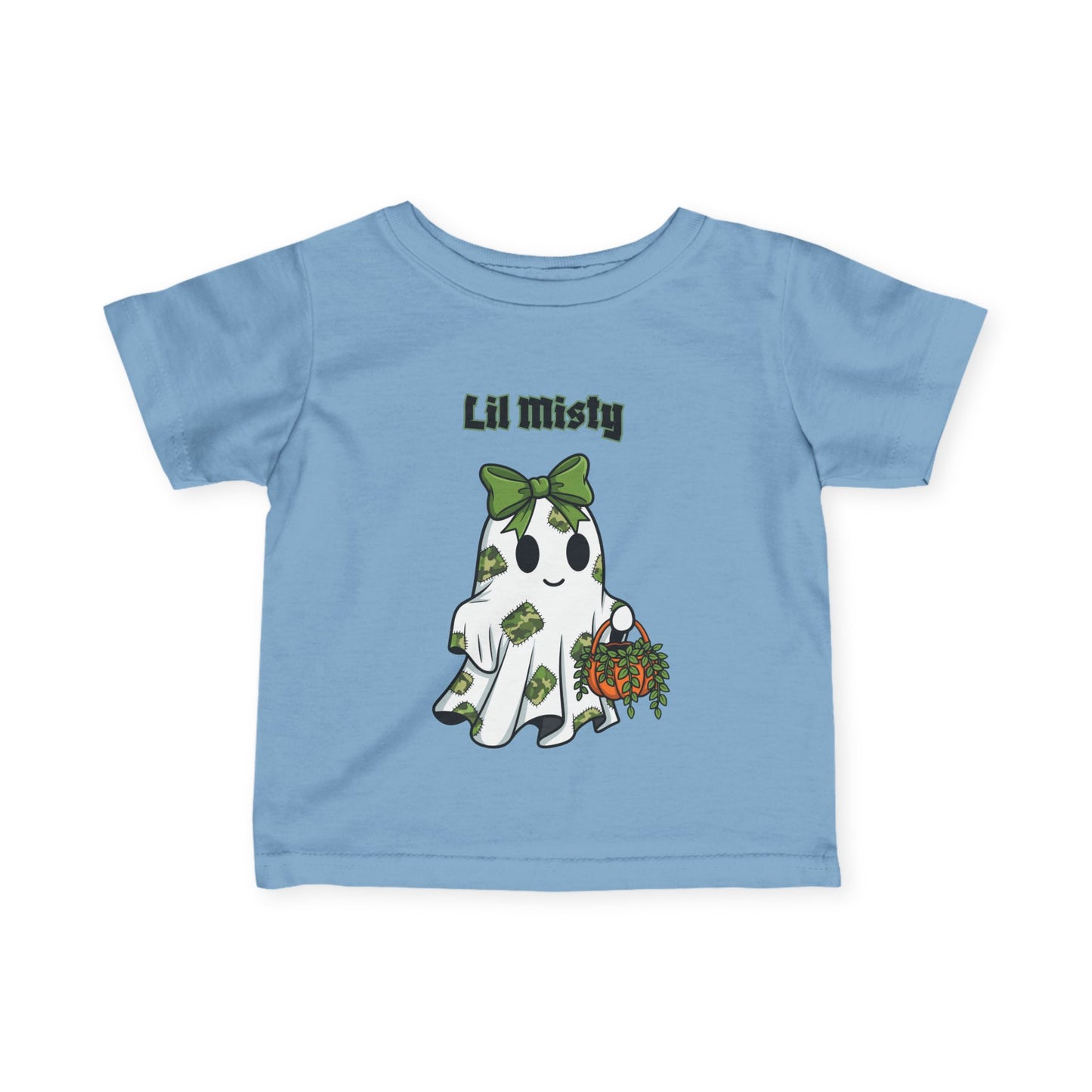 "Lil Misty" Ghost Infant Tee - Cute Baby Halloween Shirt!