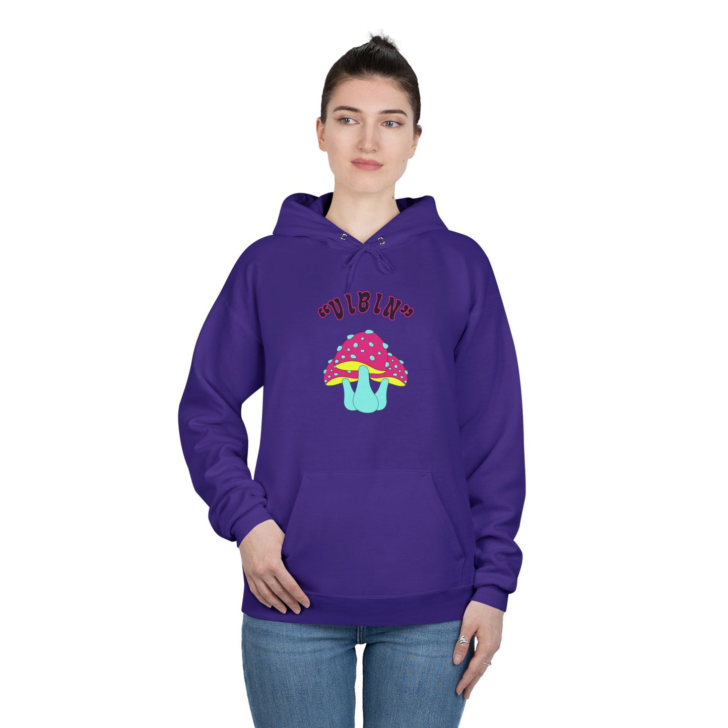 "Vibin" Unisex EcoSmart® Pullover Hoodie Sweatshirt