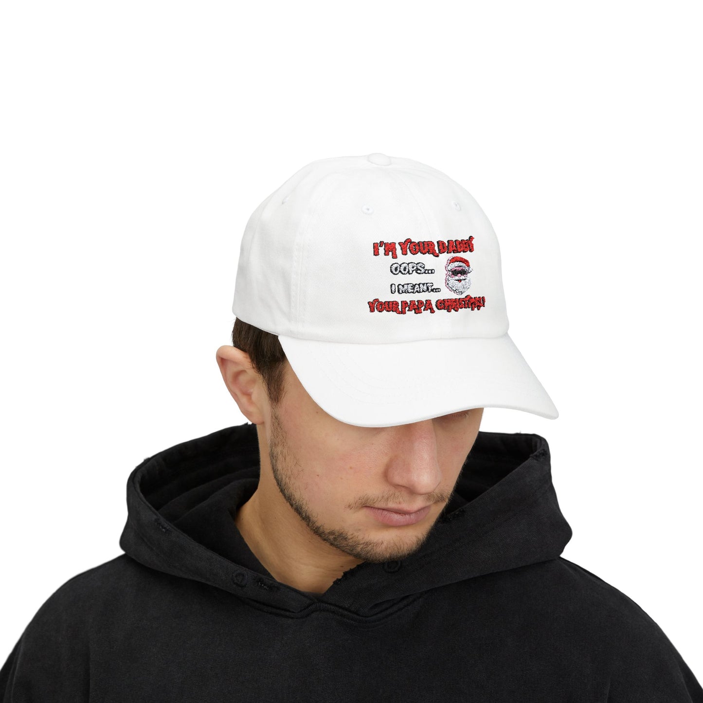 "Papa Christmas" Embroidered Classic Dad Cap