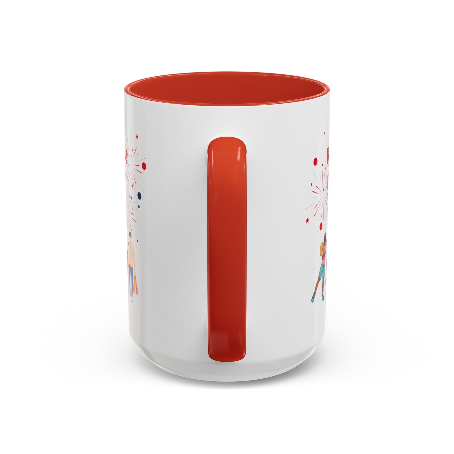 "Best Single Dad Ever",  Carnival Design, Accent Coffee Mug (11 oz, 15 oz)