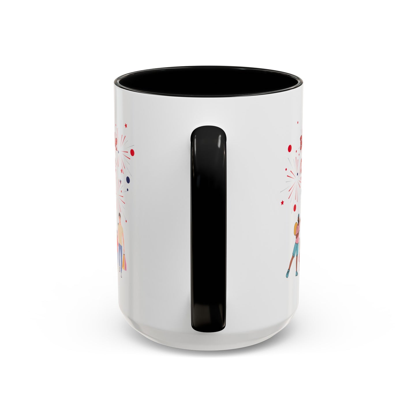 "Best Single Dad Ever",  Carnival Design, Accent Coffee Mug (11 oz, 15 oz)