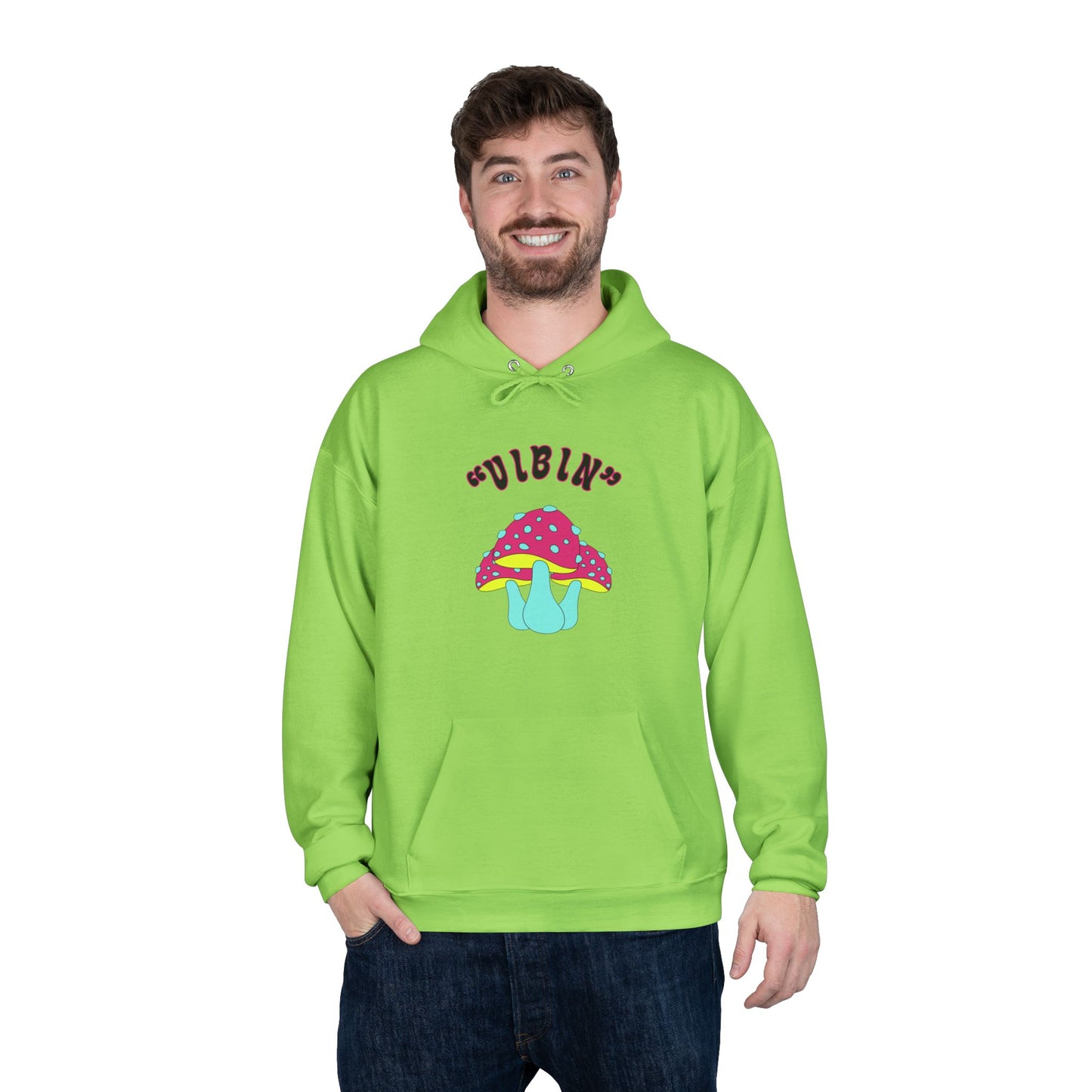 "Vibin" Unisex EcoSmart® Pullover Hoodie Sweatshirt