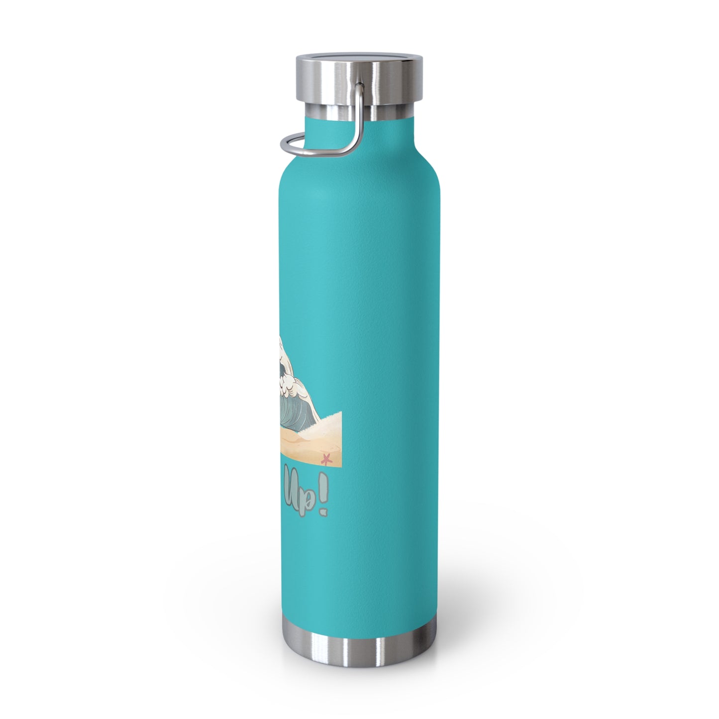 "Surfs Up!" Surfer Silhouette 22oz Vacuum Bottle