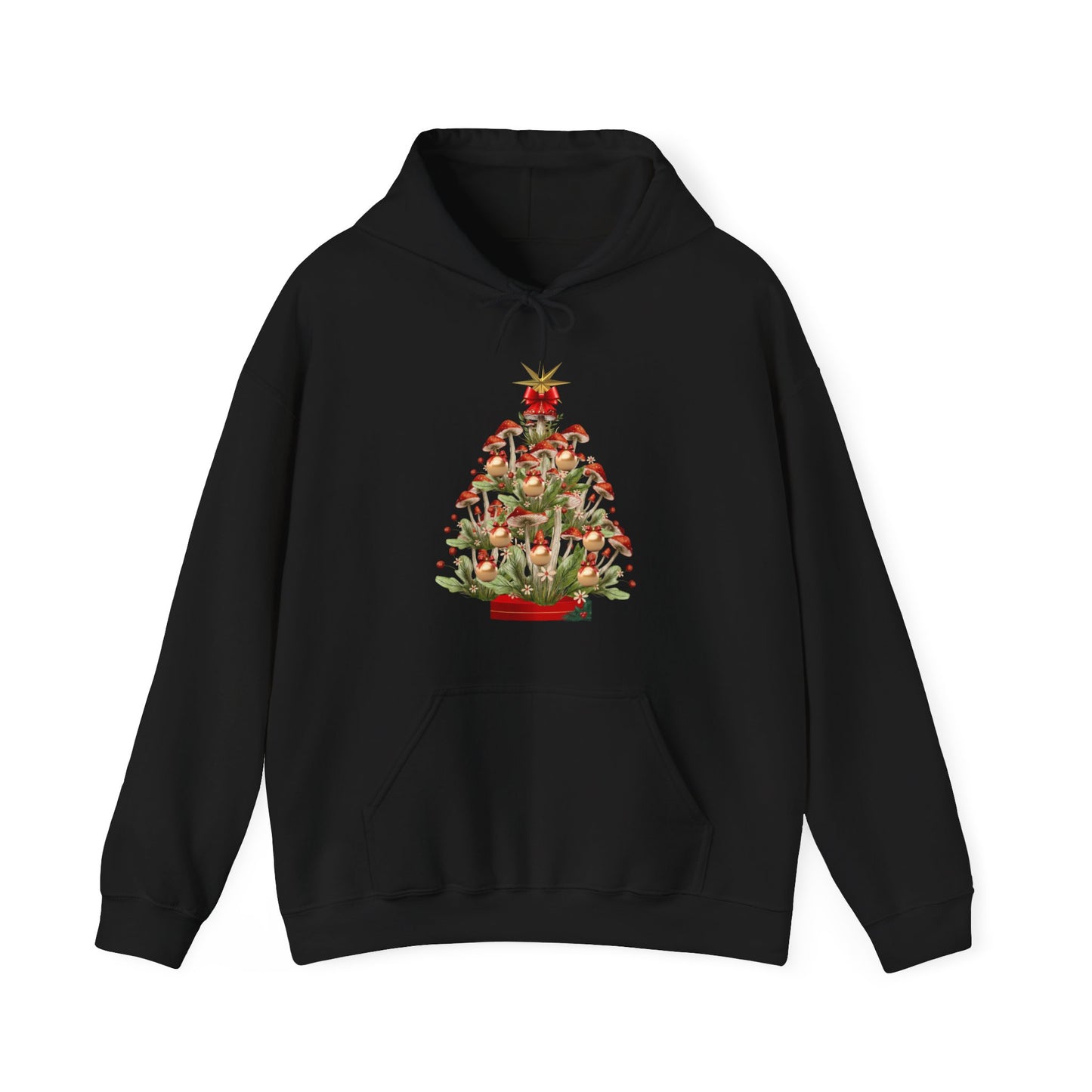 "Merry Mushroom Tree" Unisex Heavy Blend™ Hooded Sweatshirt