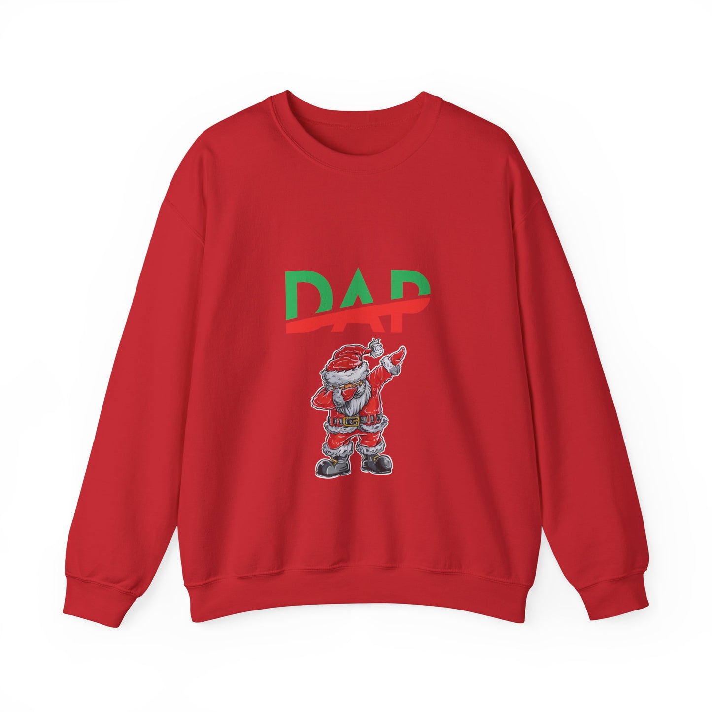Funny "Dapping Santa", Christmas Sweatshirt. Let him help you spread Xmas cheer!