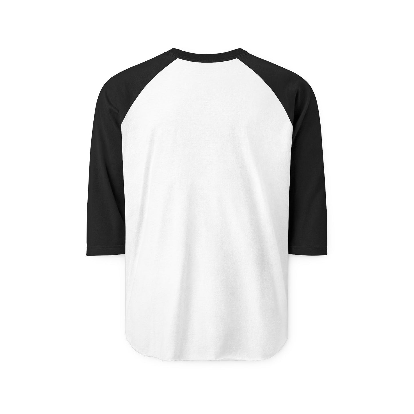 "Who's That Girl?" Unisex Three-Quarter Sleeve Raglan Shirt. A perfect "Goth" Gift!