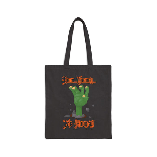 Fun "Zombie Hand" Cotton Canvas, Eco-Friendly  Reusable Halloween "Trick or Treat" Bag or Shopping Bag